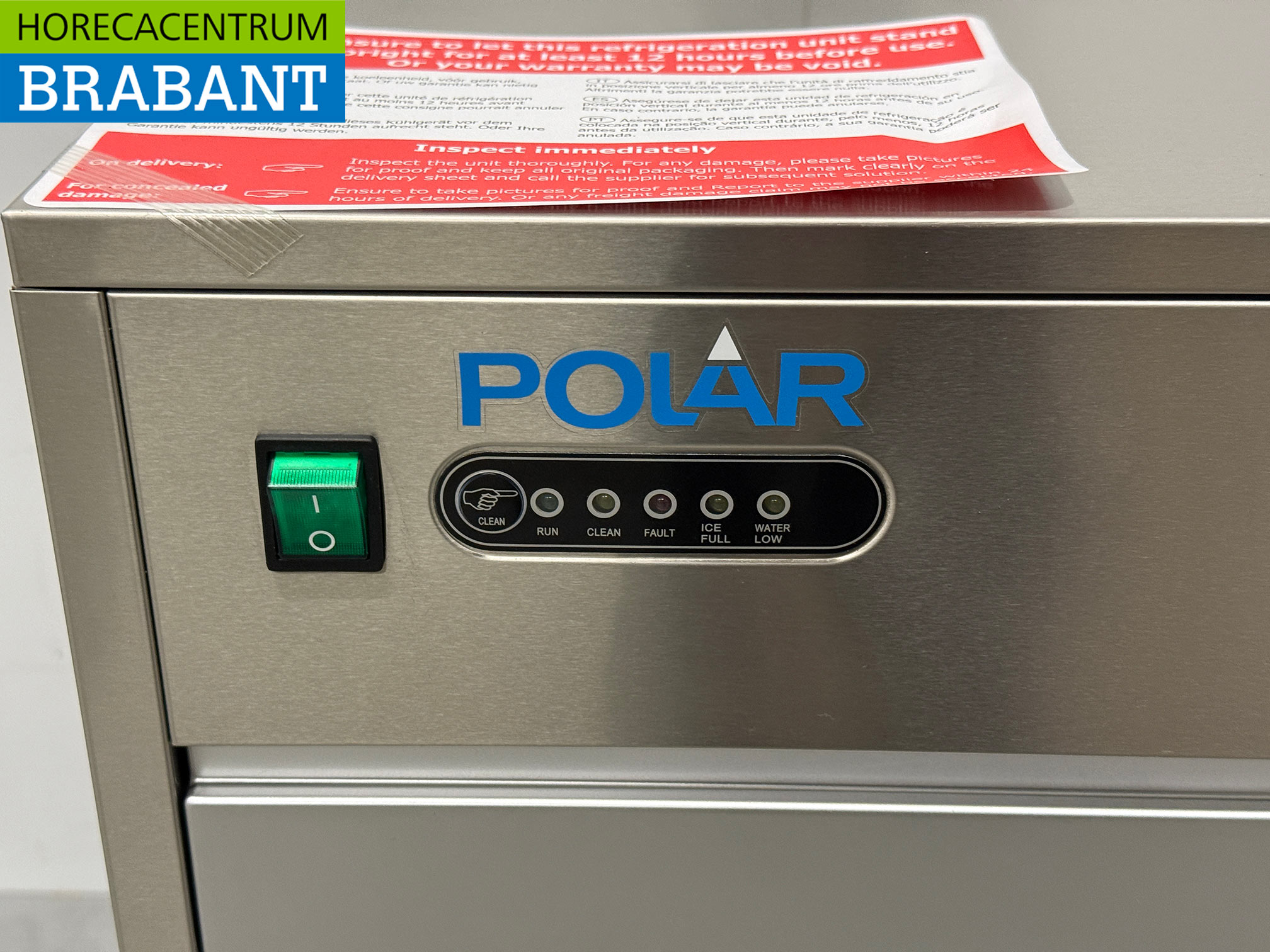 Polar T316 Eiswürfelmaschine aus Edelstahl 20 kg/24h 230V Horeca – Bild 5