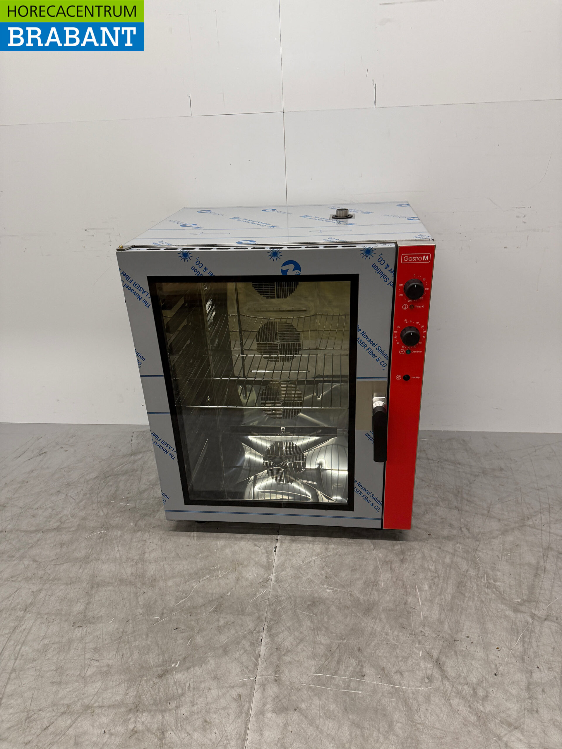 Edelstahl Gastro-M Heißluftofen mit Feuchtigkeitszufuhr 10x 60/40 cm 400V Horeca