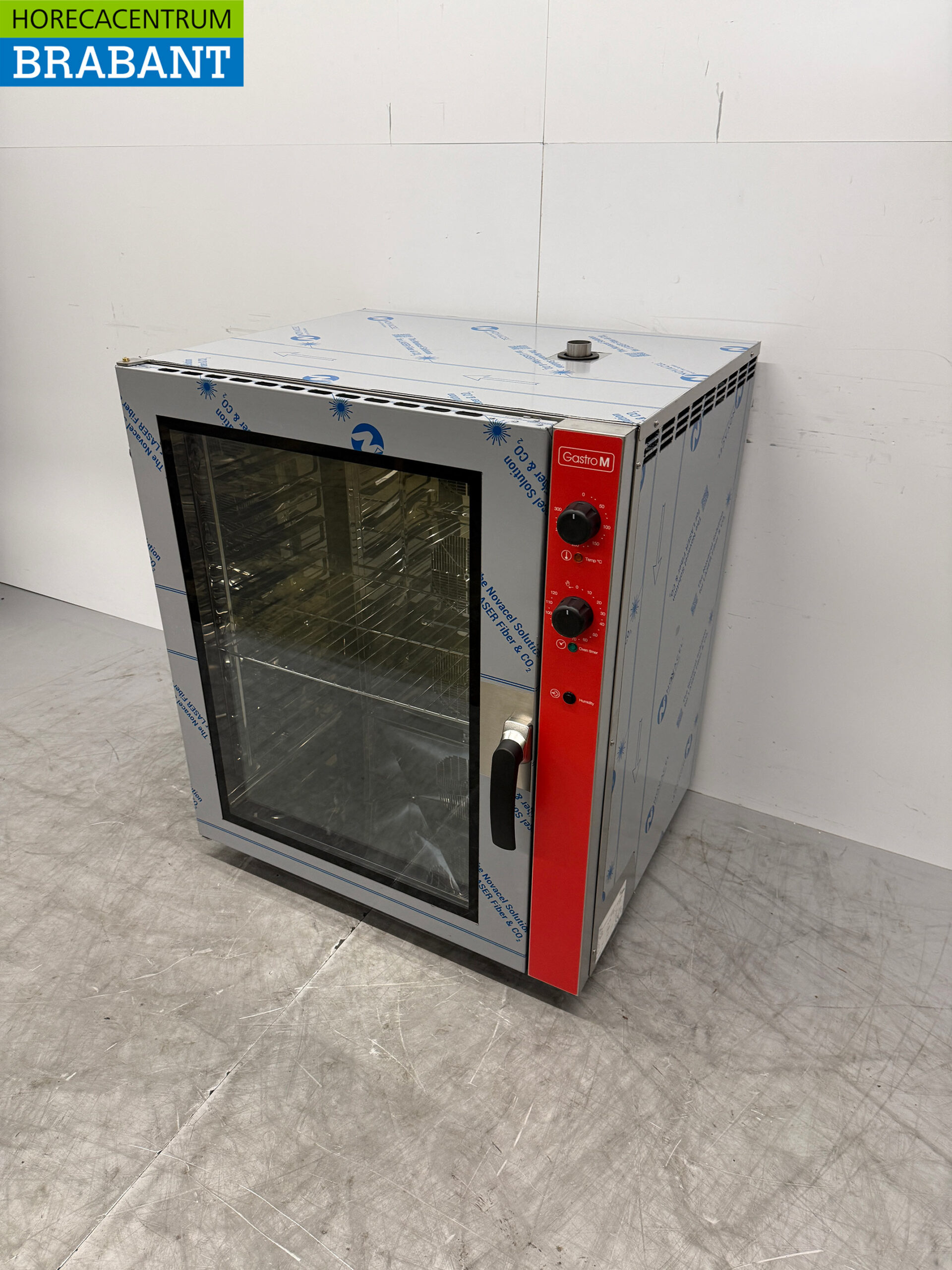 Edelstahl Gastro-M Heißluftofen mit Feuchtigkeitszufuhr 10x 60/40 cm 400V Horeca – Bild 2