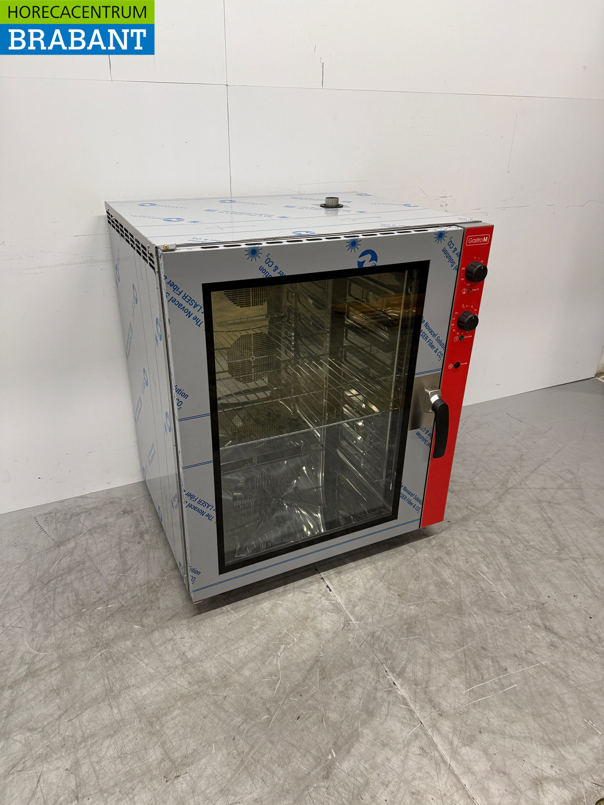 Edelstahl Gastro-M Heißluftofen mit Feuchtigkeitszufuhr 10x 60/40 cm 400V Horeca – Bild 3