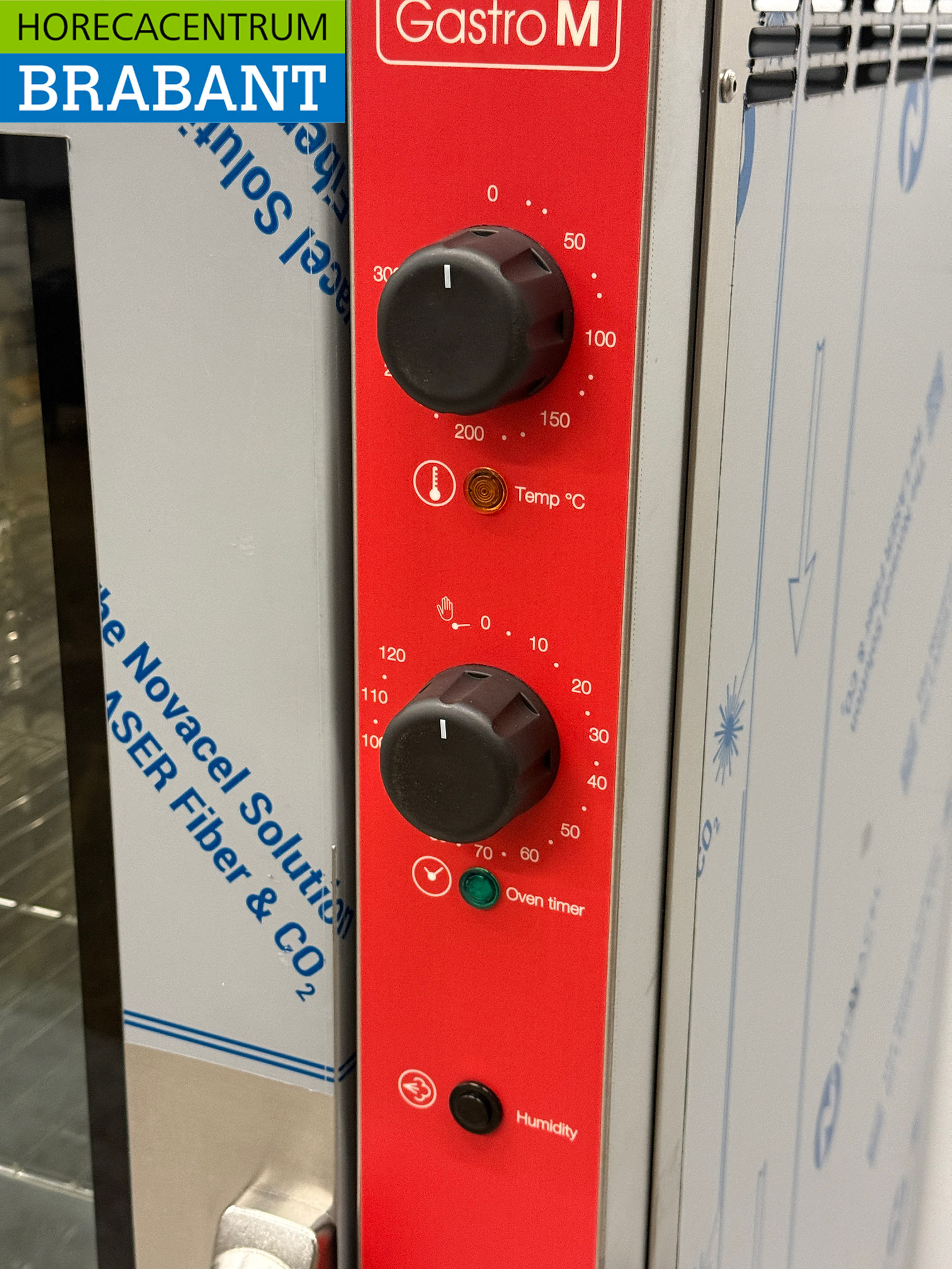 Edelstahl Gastro-M Heißluftofen mit Feuchtigkeitszufuhr 10x 60/40 cm 400V Horeca – Bild 4