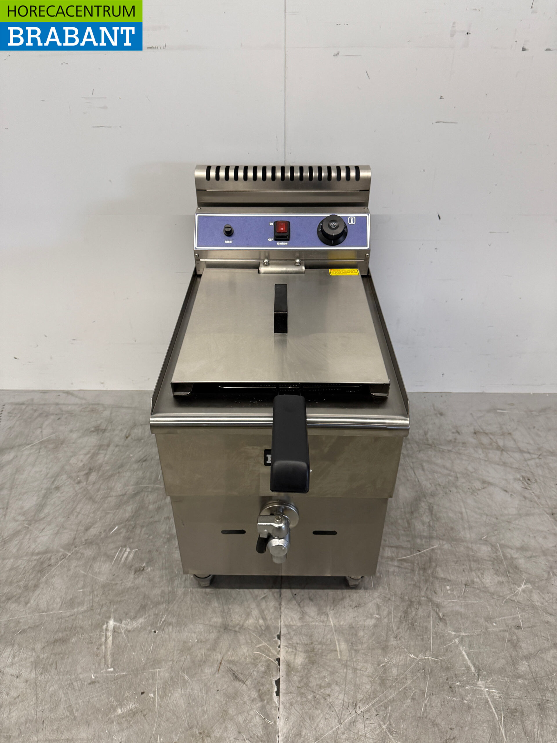 HCB Edelstahl Friteuse 14 Liter PROPAAN GAS Catering