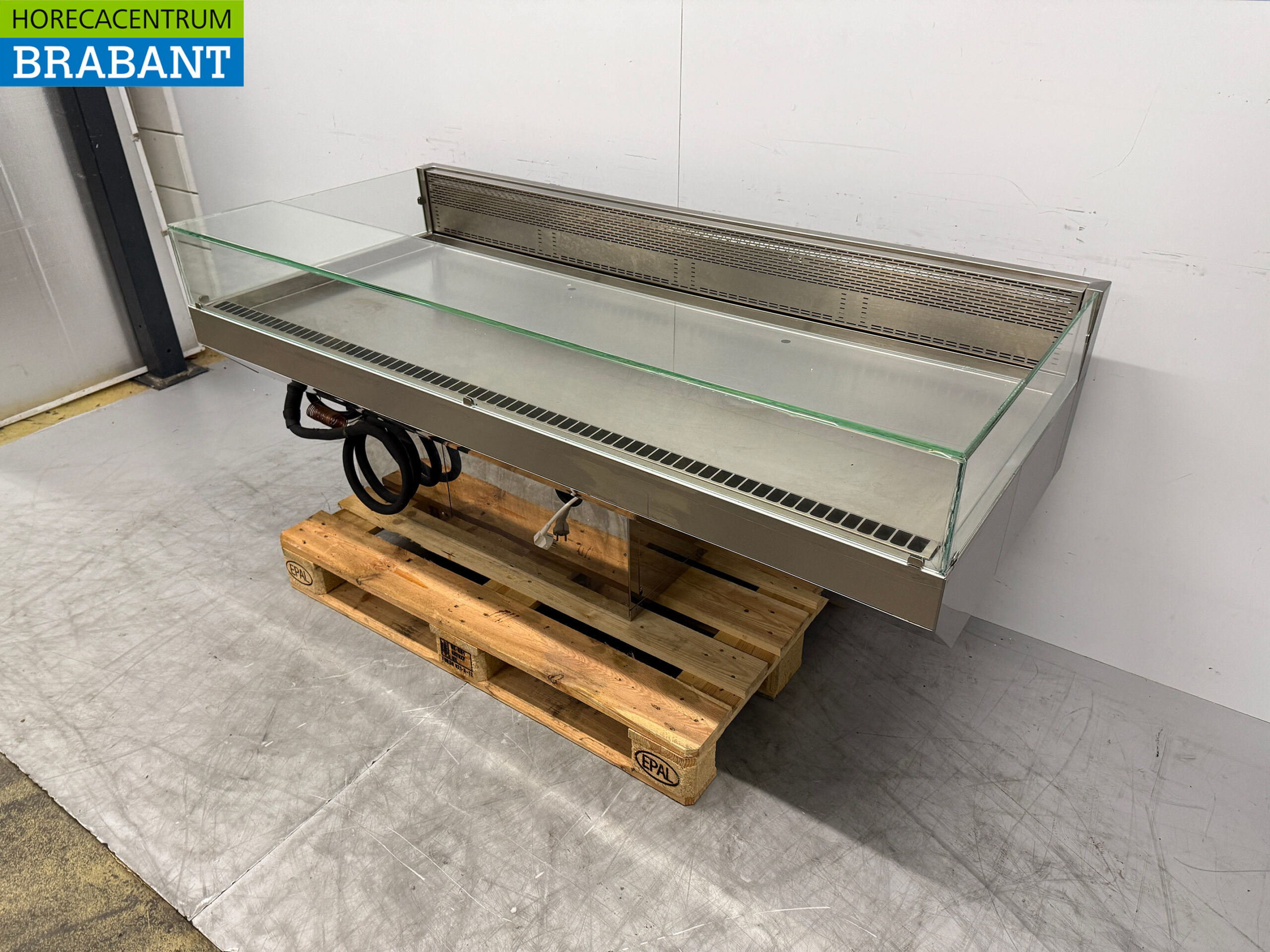 Ideal Ake Einbau-Backwarenvitrine Bäckerei-Theke 169 cm 230V Horeca – Bild 2