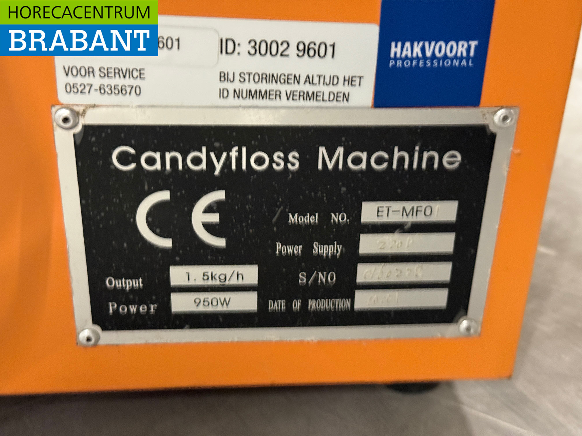 Zuckerwattemaschine 72 cm 230V Catering – Bild 5