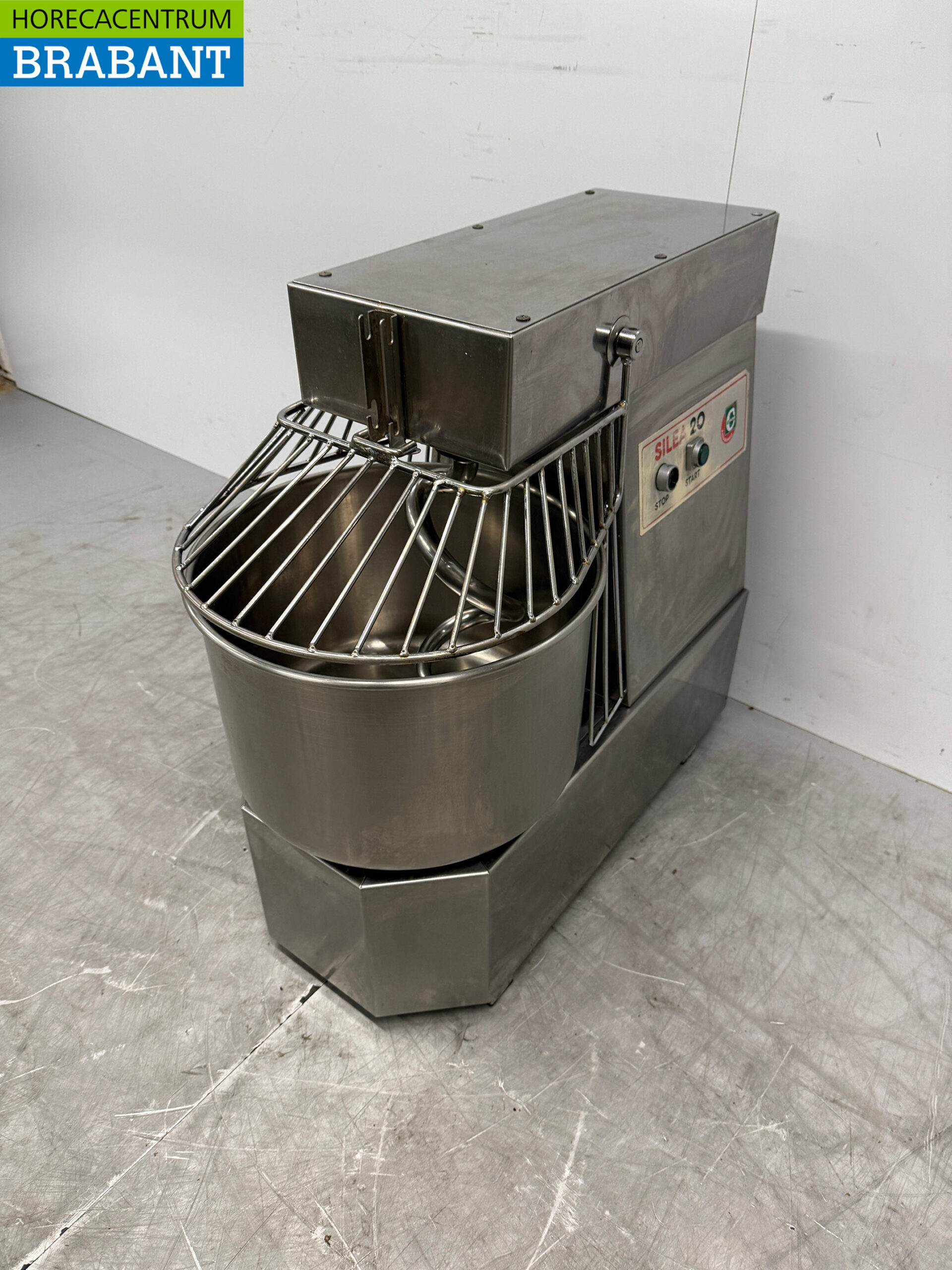 Edelstahl Cuppone Spiralkneter Teigkneter 20 Liter 400V Horeca – Bild 2