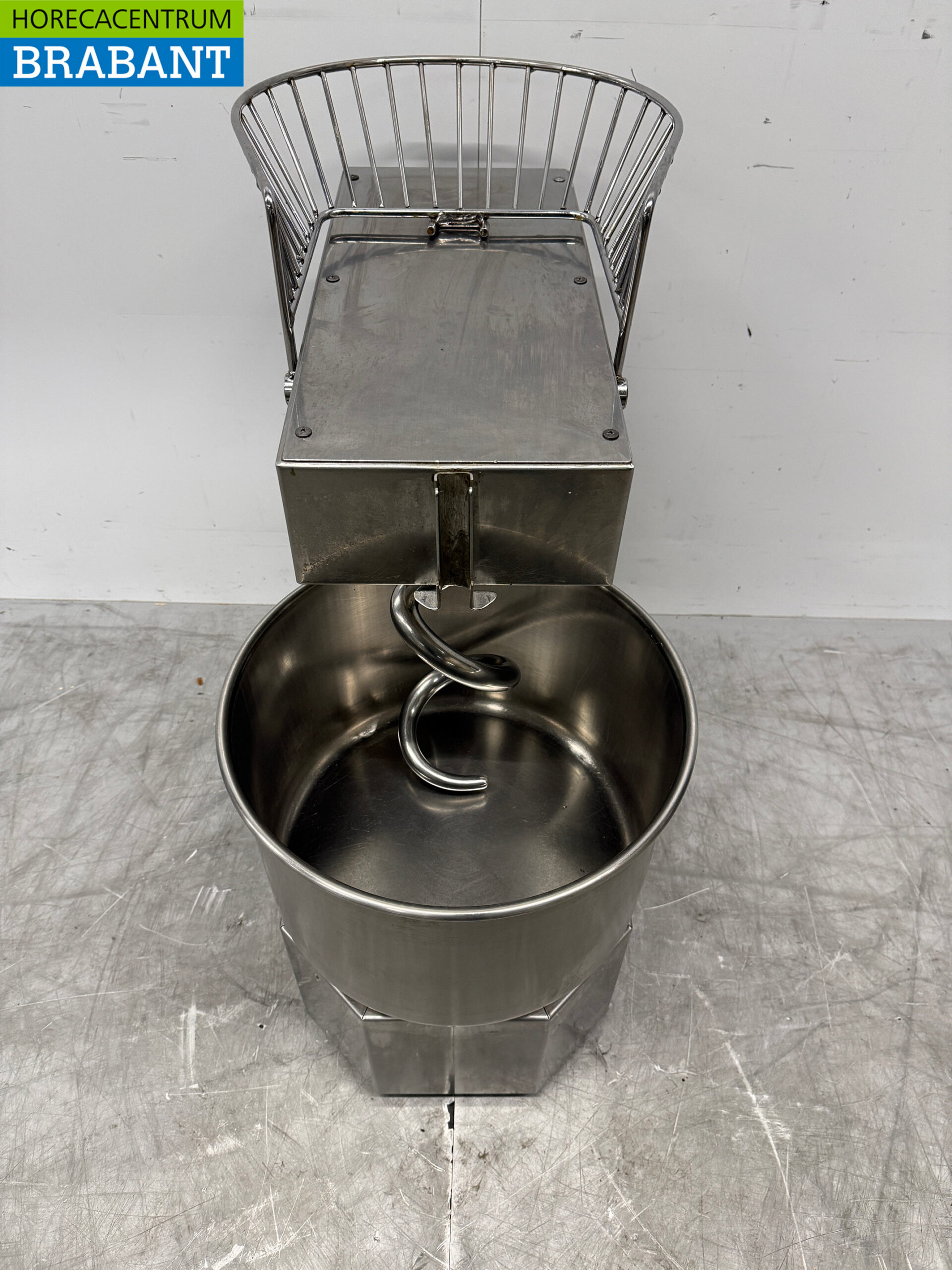 Edelstahl Cuppone Spiralkneter Teigkneter 20 Liter 400V Horeca – Bild 4