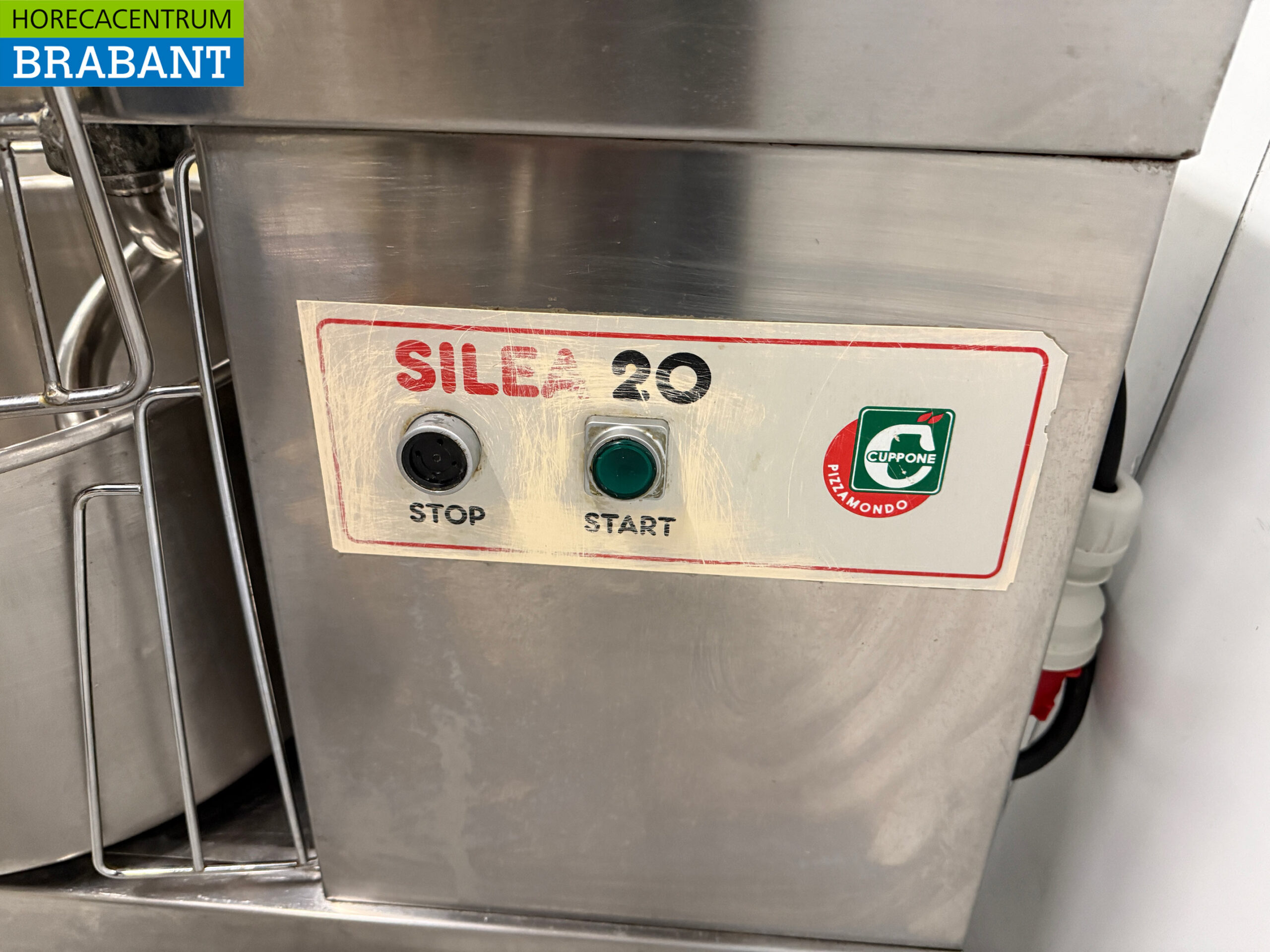 Edelstahl Cuppone Spiralkneter Teigkneter 20 Liter 400V Horeca – Bild 5