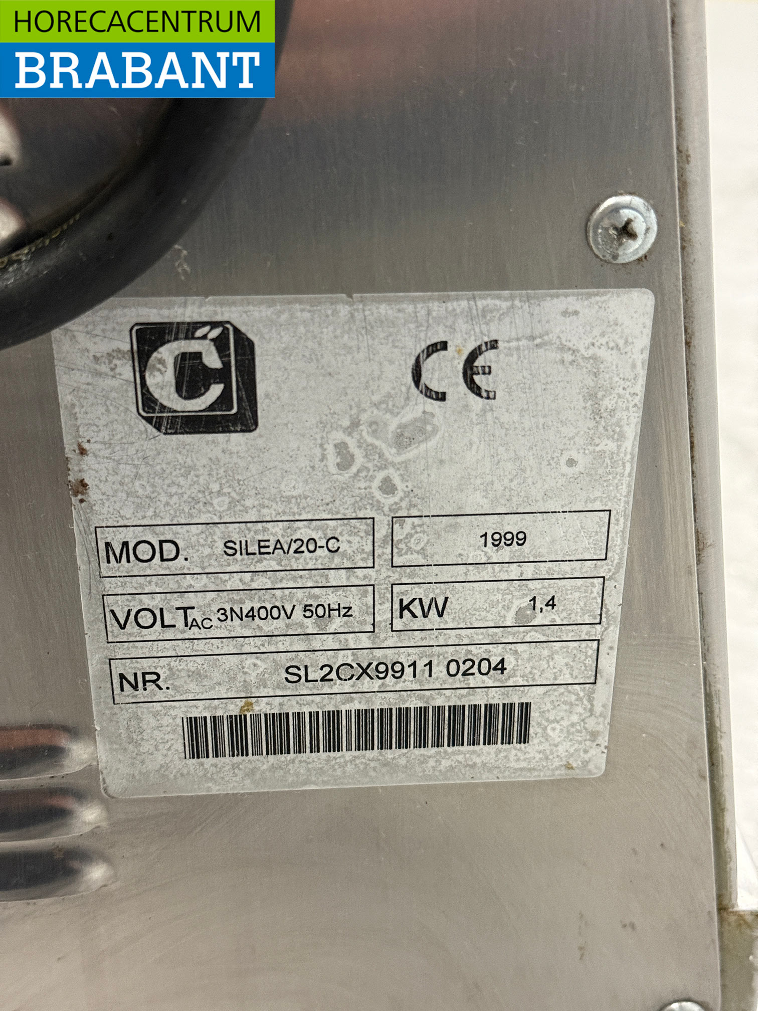 Edelstahl Cuppone Spiralkneter Teigkneter 20 Liter 400V Horeca – Bild 6