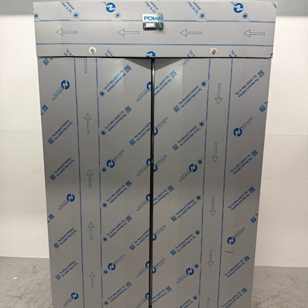 Polar Mobile Doppeltür-Gefrierschrank aus Edelstahl 1400 Liter 230V Horeca