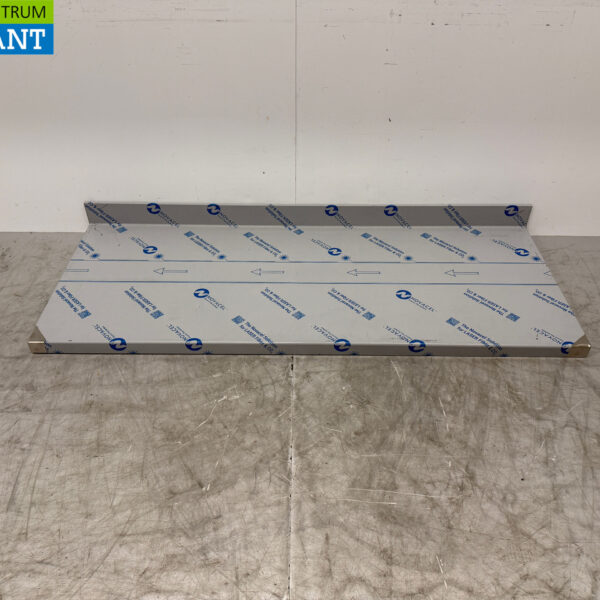 Arbeitsplatte aus Edelstahl mit erhöhtem Rand 179 x 70 cm Horeca