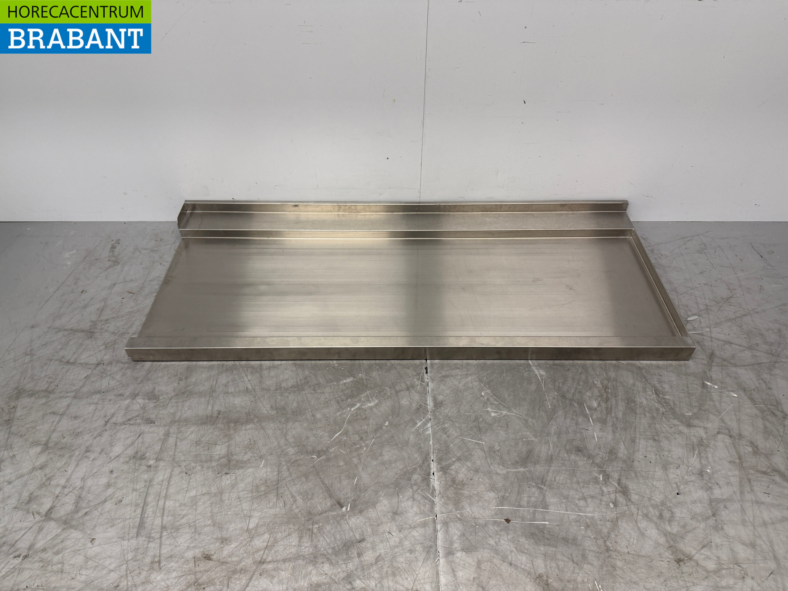 Edelstahl Abtropffläche T.B.V. Schiebegeschirrspüler 170,5 x 71,5 cm Horeca