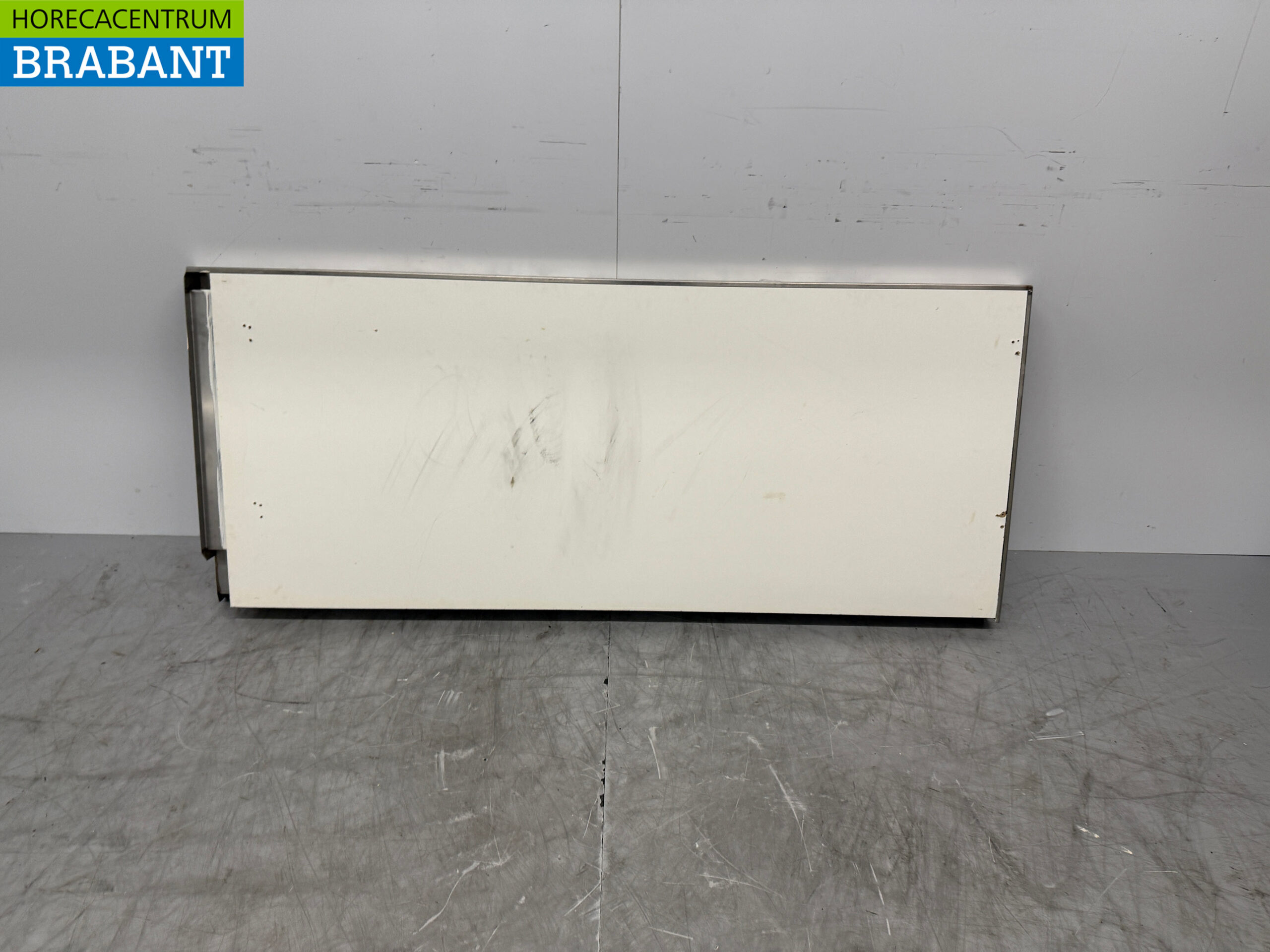 Edelstahl Abtropffläche T.B.V. Schiebegeschirrspüler 170,5 x 71,5 cm Horeca – Bild 4