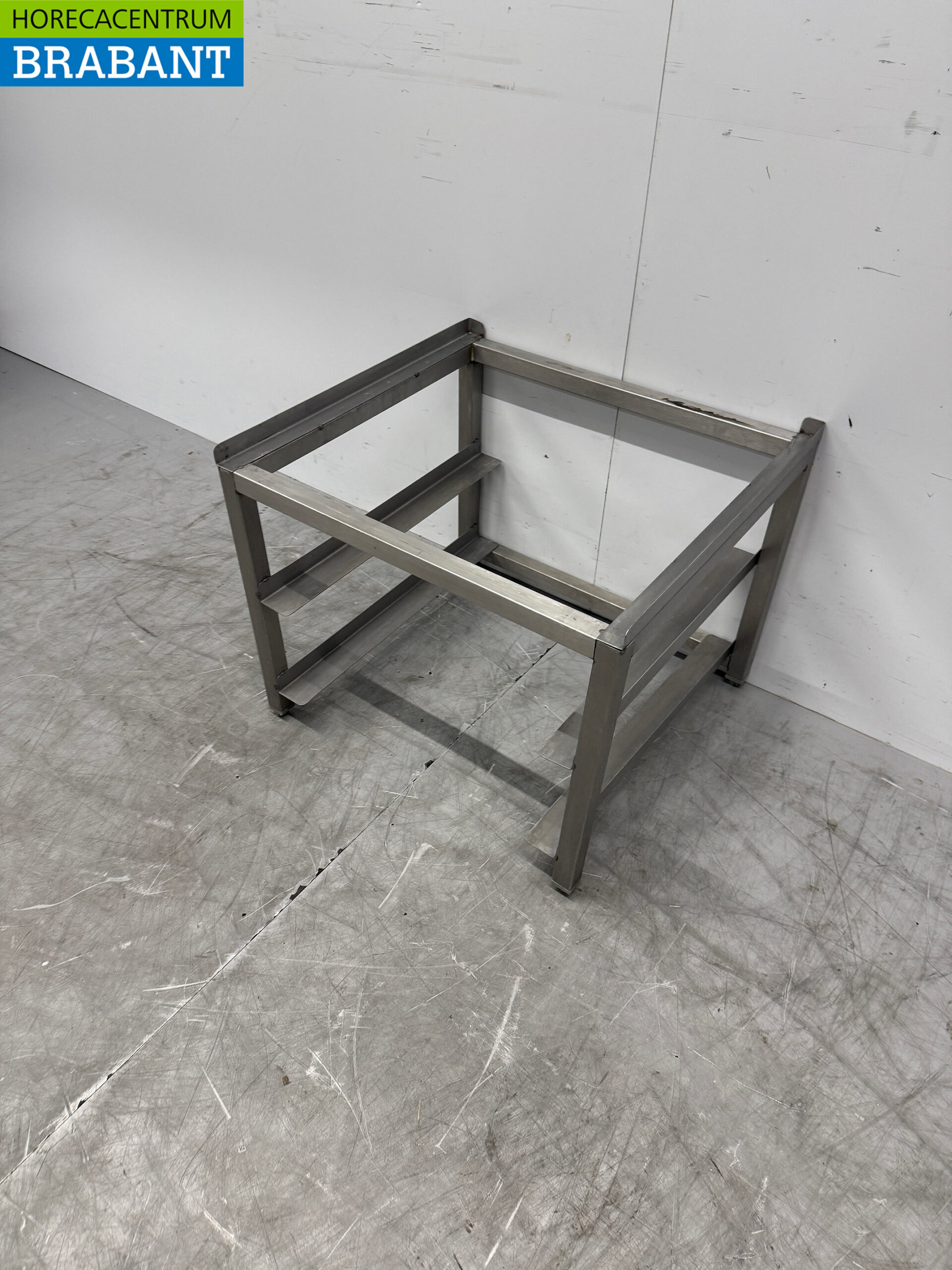 Spülmaschinensockel aus Edelstahl 60 x 55 x 46 cm Horeca – Bild 2