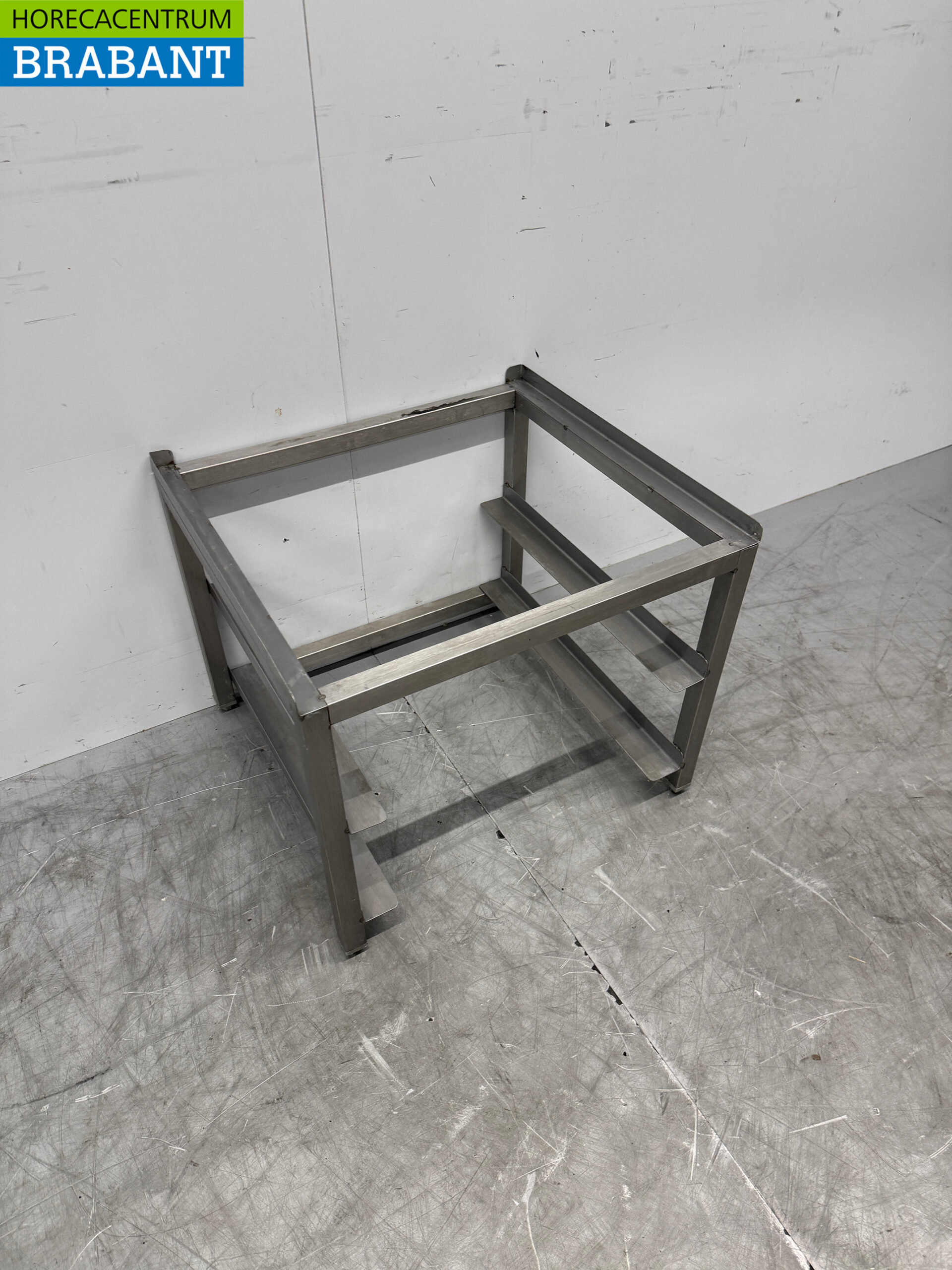 Spülmaschinensockel aus Edelstahl 60 x 55 x 46 cm Horeca – Bild 3