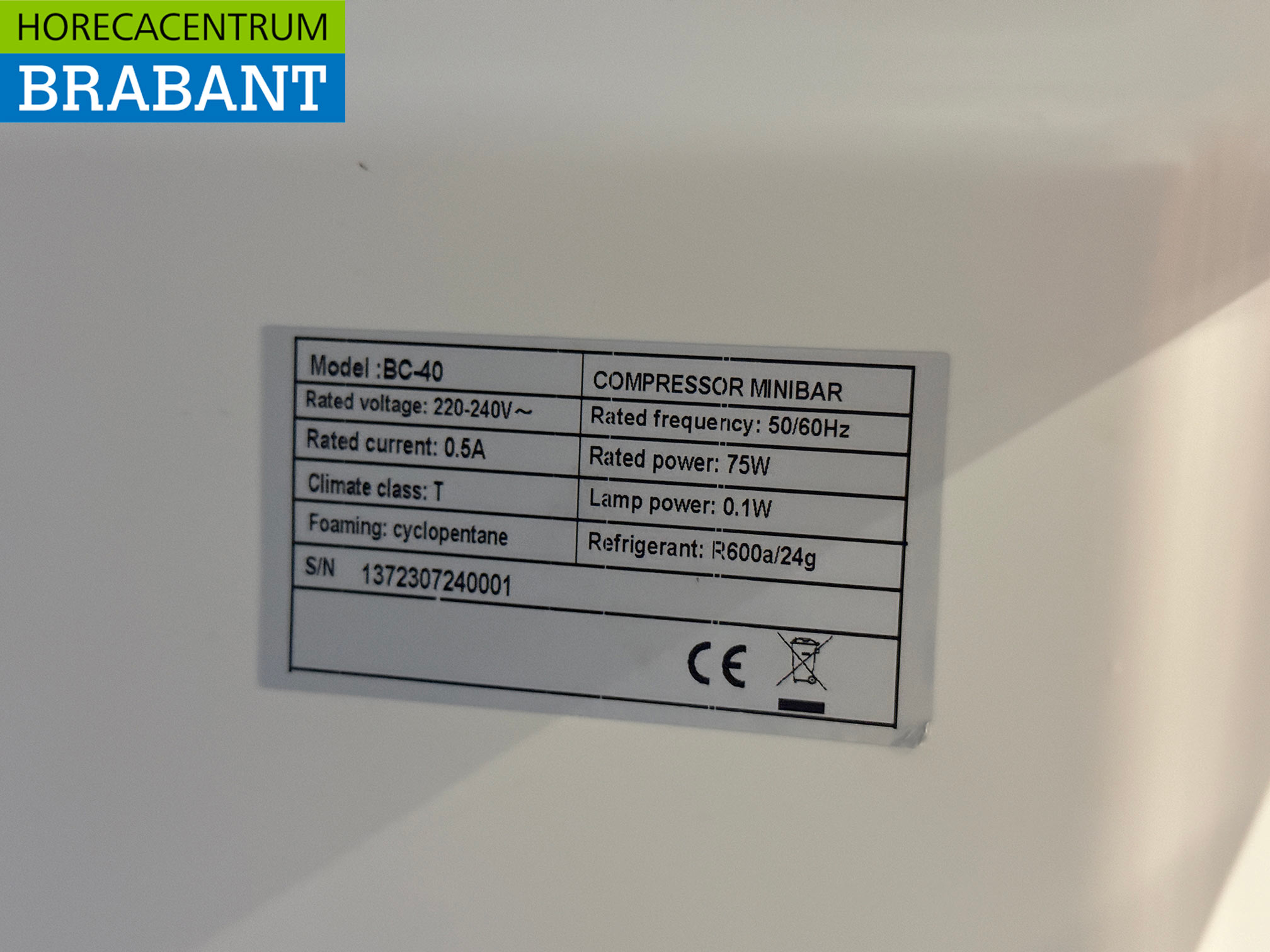 Minibar Kühlbox 35 Liter 230V Horeca – Bild 5