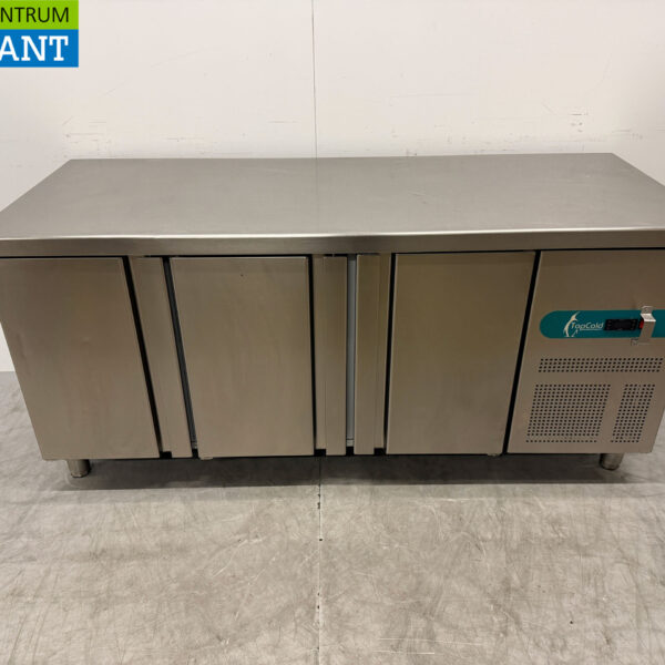 Edelstahl Gefrierschrank Werkbank 3 Türen 179 cm 230V Horeca