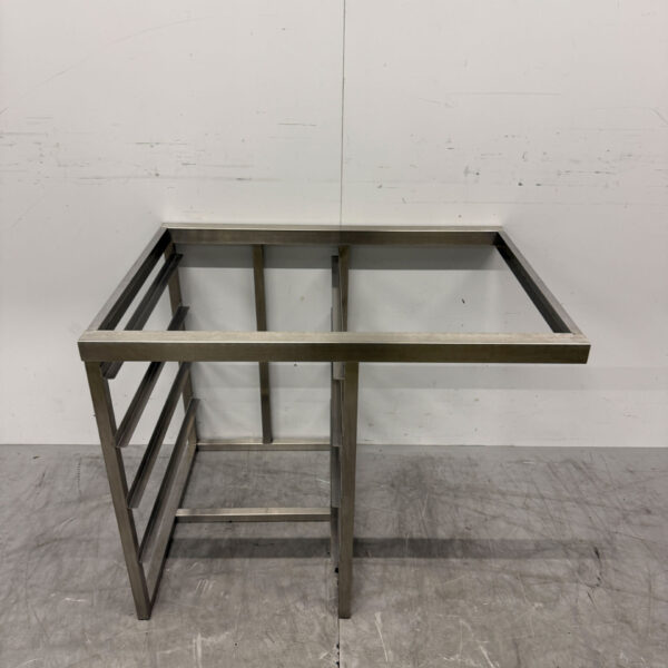 Edelstahlpodest mit Ablage 86 x 62 x 70,5 cm Catering