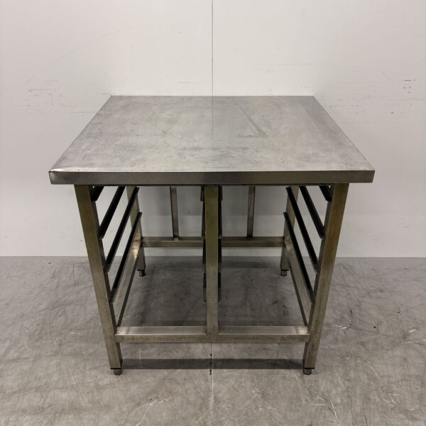 Edelstahl Dampfgarer mit Ablage 90 x 80 x 89 cm Catering