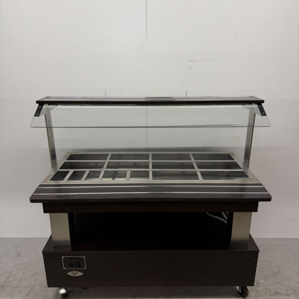 Rollengrill Mobile Kühlung Buffet 144,5 cm 230V Horeca