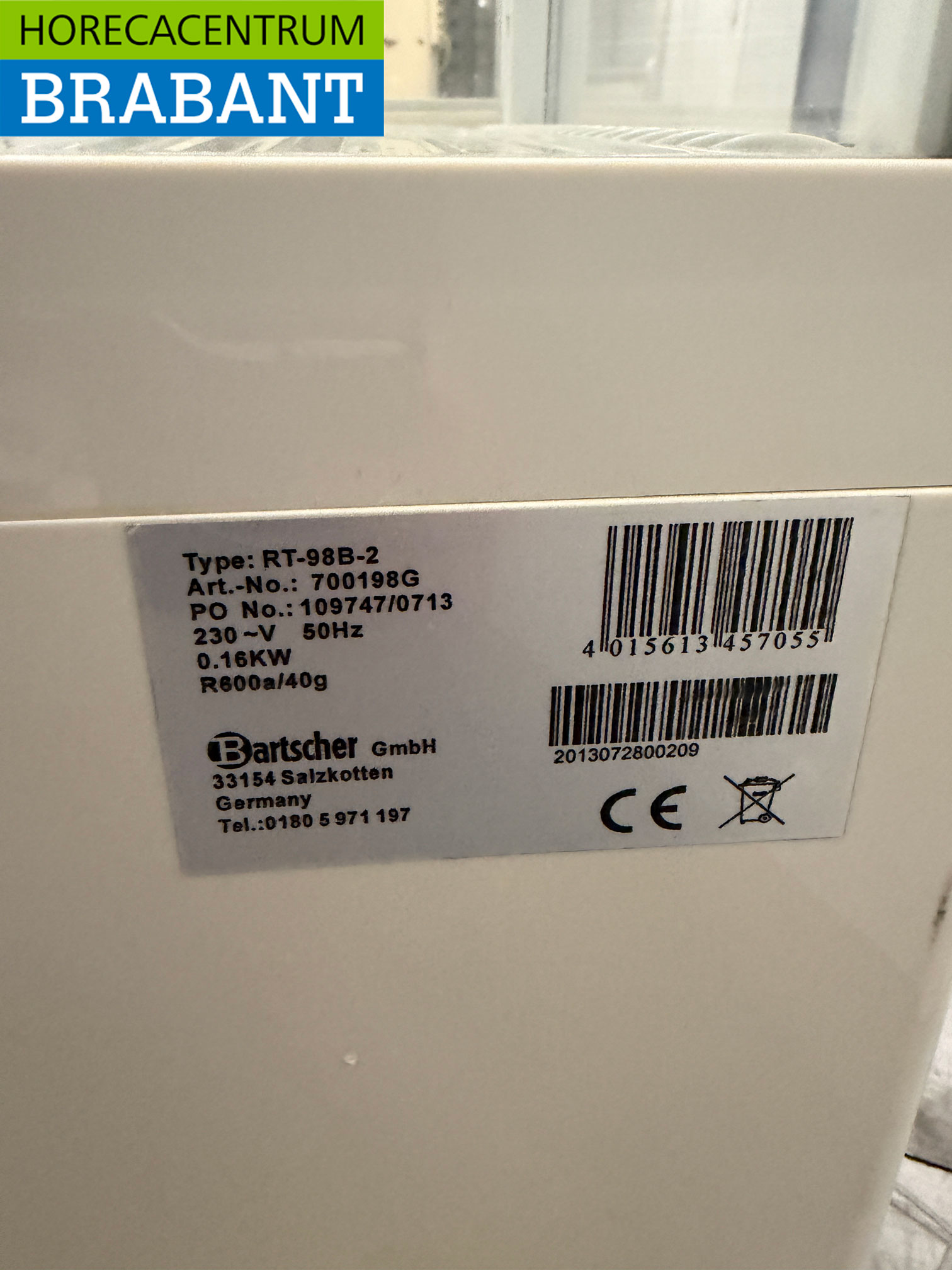 Bartscher Gebäckvitrine Kühlvitrine 42,5 cm 230V Horeca – Bild 5