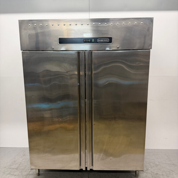 Edelstahl Zanussi Zweitüriger Kühlschrank 1400 Liter 230V Horeca