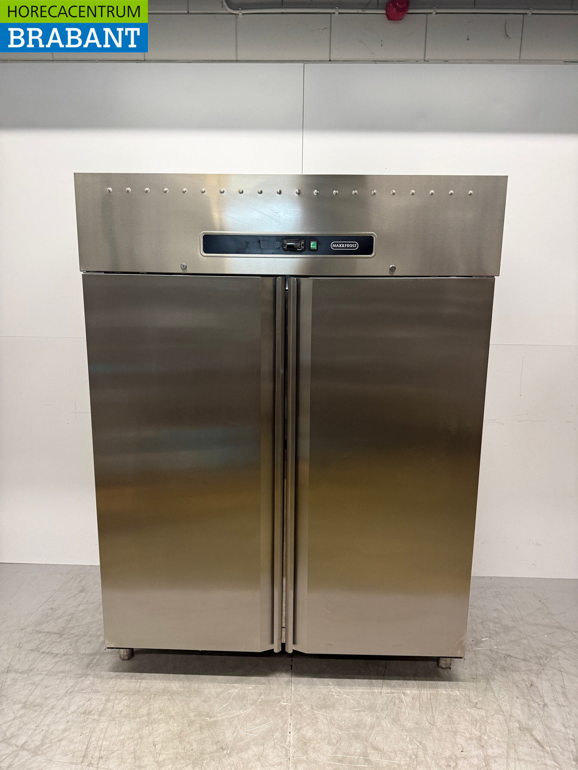 Edelstahl Maxxfrost Doppeltür-Kühlschrank 1400 Liter 230V Horeca