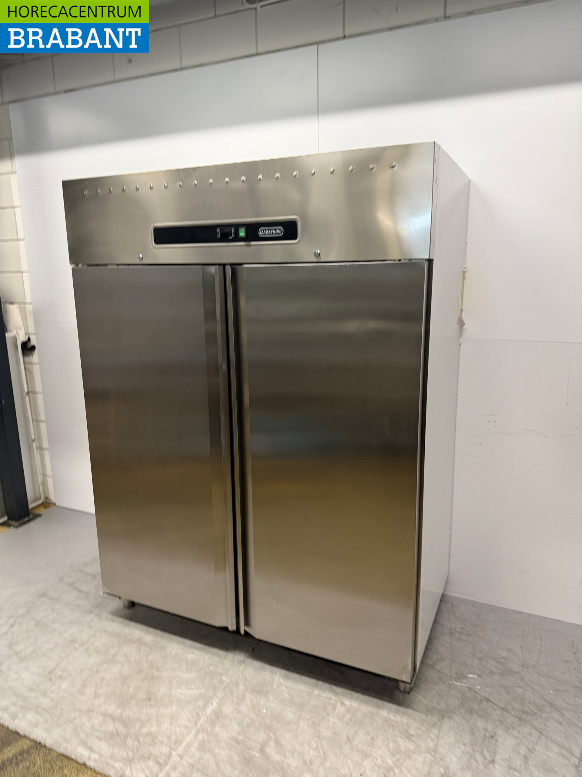 Edelstahl Maxxfrost Doppeltür-Kühlschrank 1400 Liter 230V Horeca – Bild 2