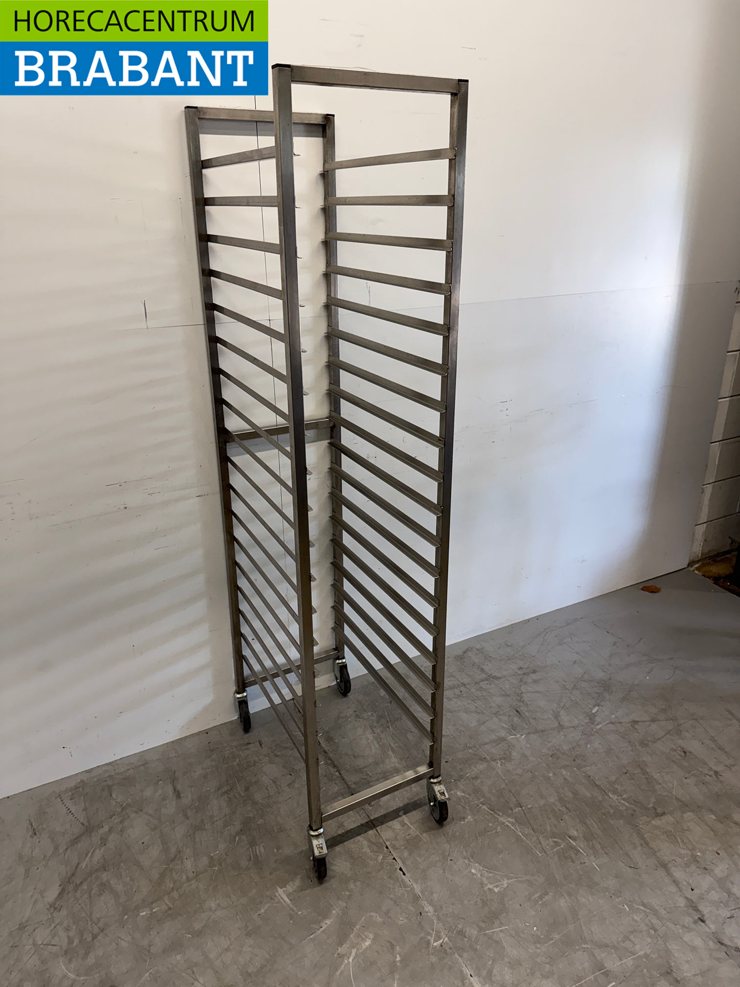 Edelstahl Trolley 18 x 1/1 GN 181 cm Catering – Bild 3