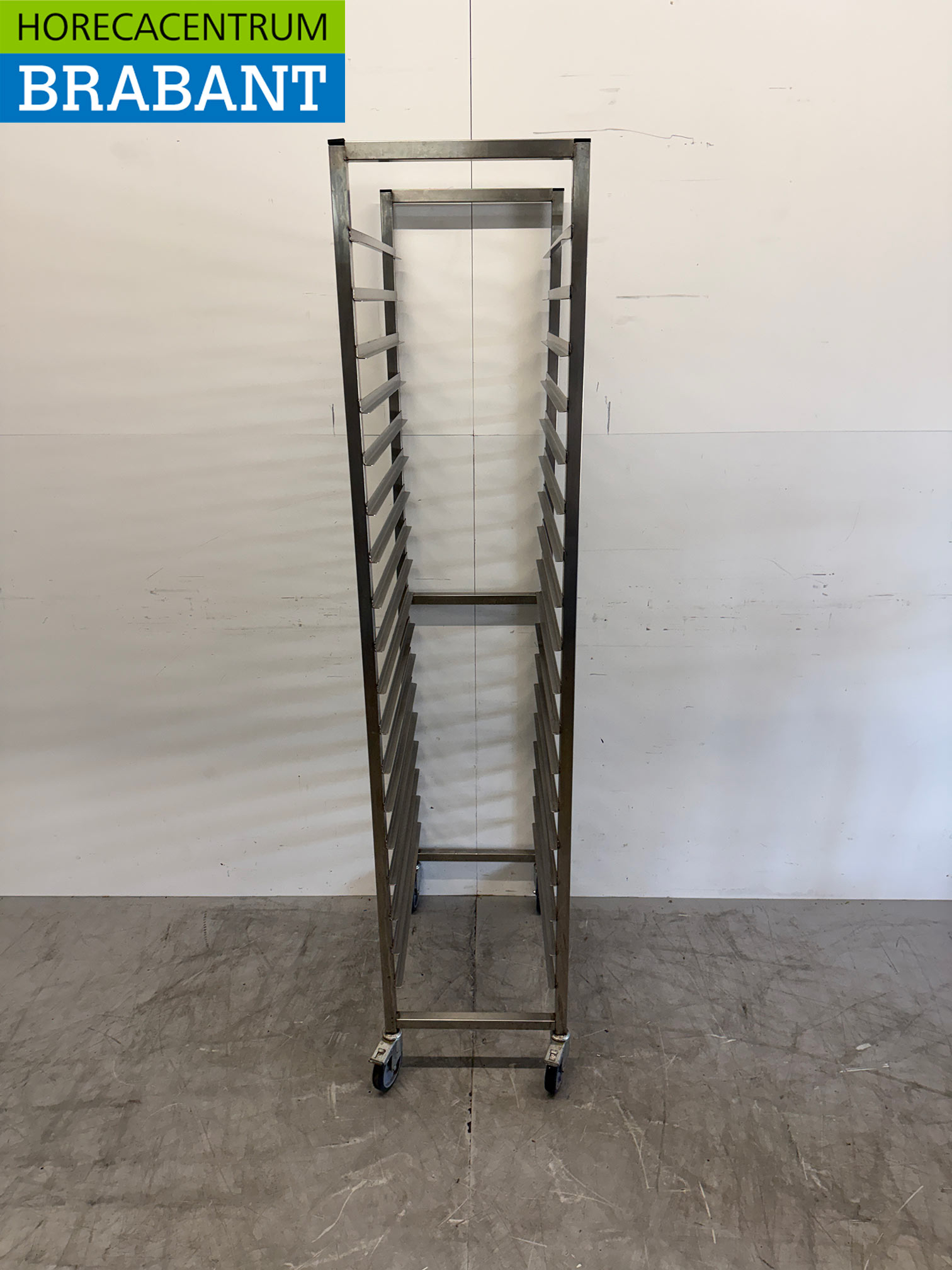 Edelstahl Trolley 18 x 1/1 GN 181 cm Catering