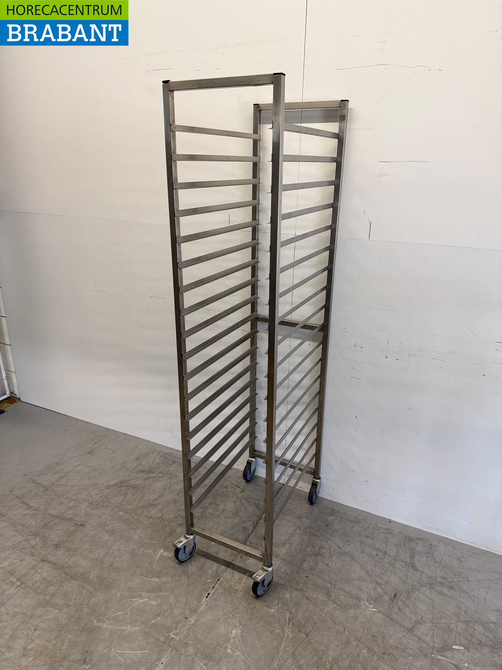 Edelstahl Trolley 18 x 1/1 GN 181 cm Catering – Bild 2