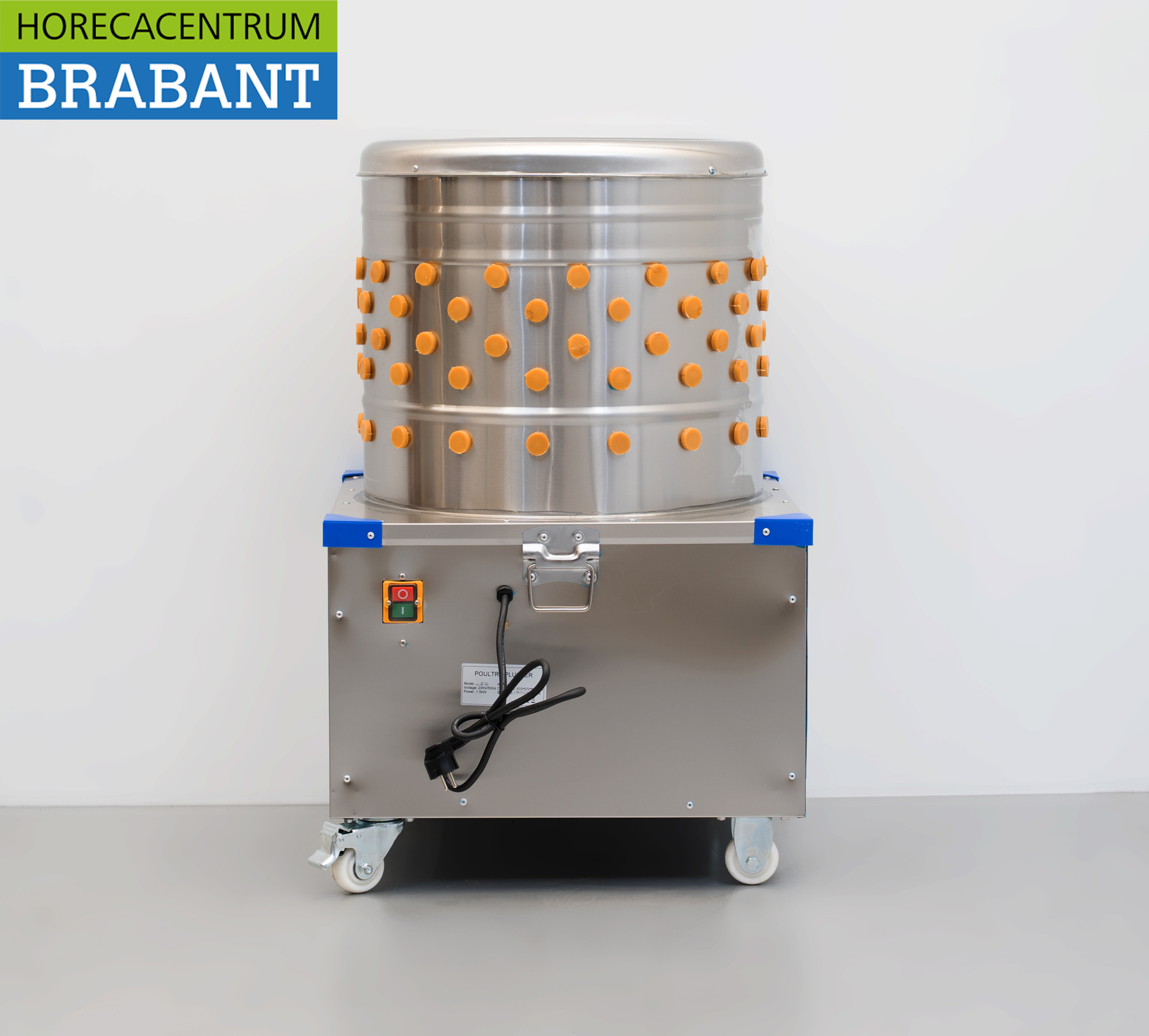 Edelstahl Mobile Geflügelsammelmaschine 180 Stück/Stunde 230V Horeca – Bild 4