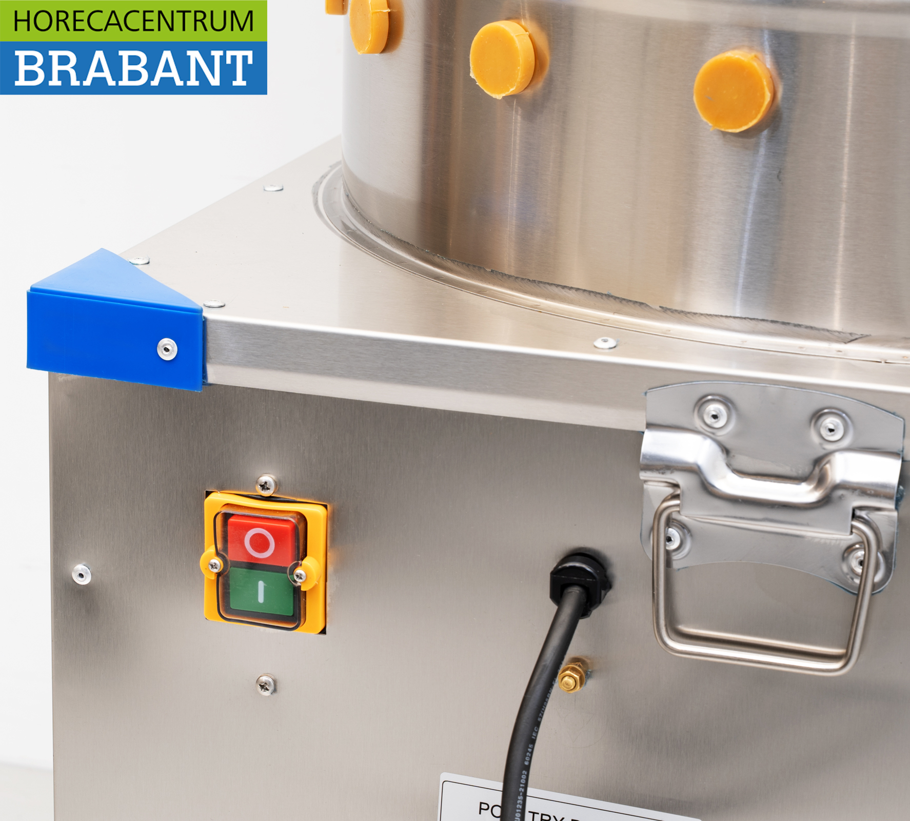 Edelstahl Mobile Geflügelsammelmaschine 180 Stück/Stunde 230V Horeca – Bild 5