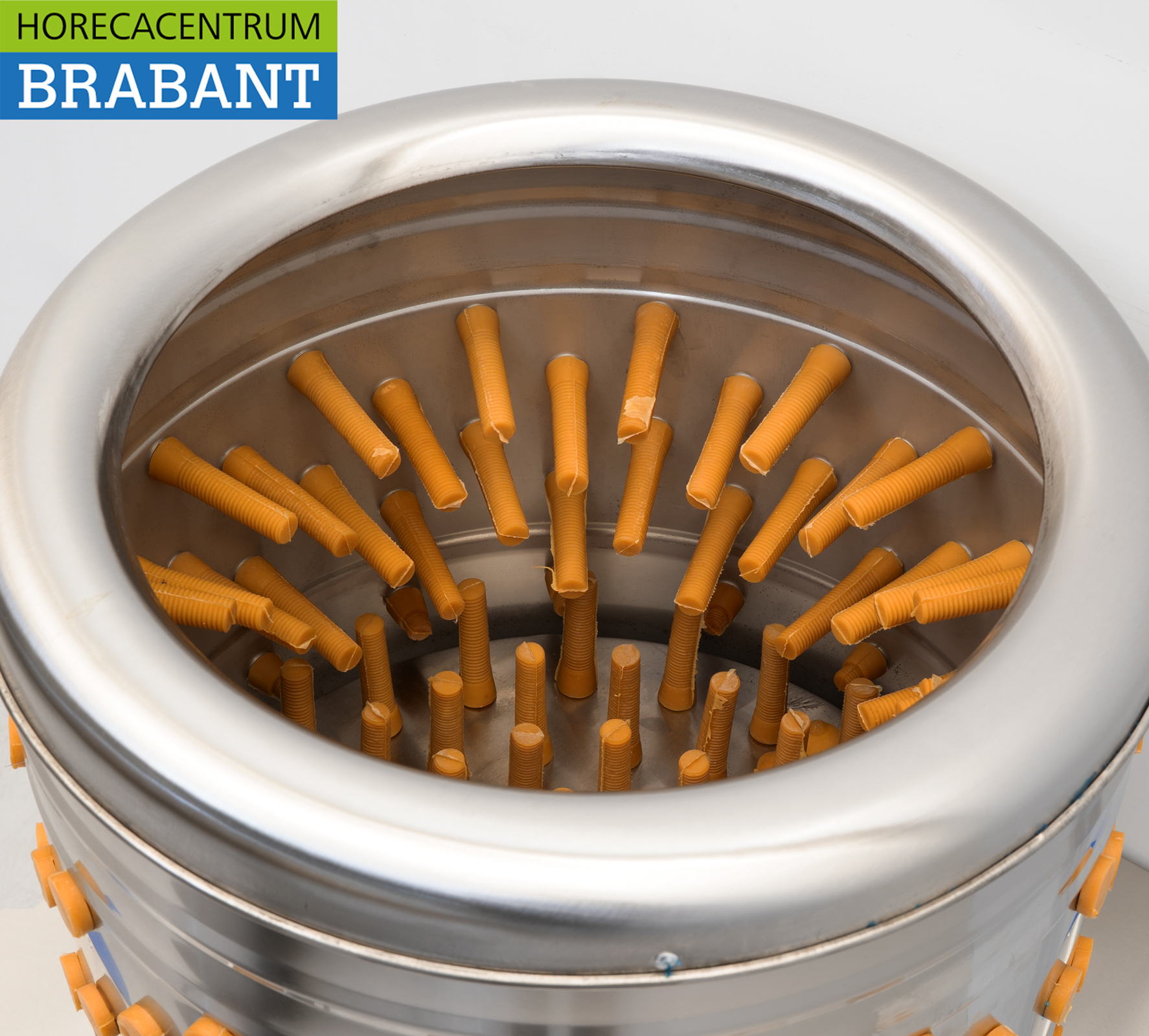 Edelstahl Mobile Geflügelsammelmaschine 180 Stück/Stunde 230V Horeca – Bild 6