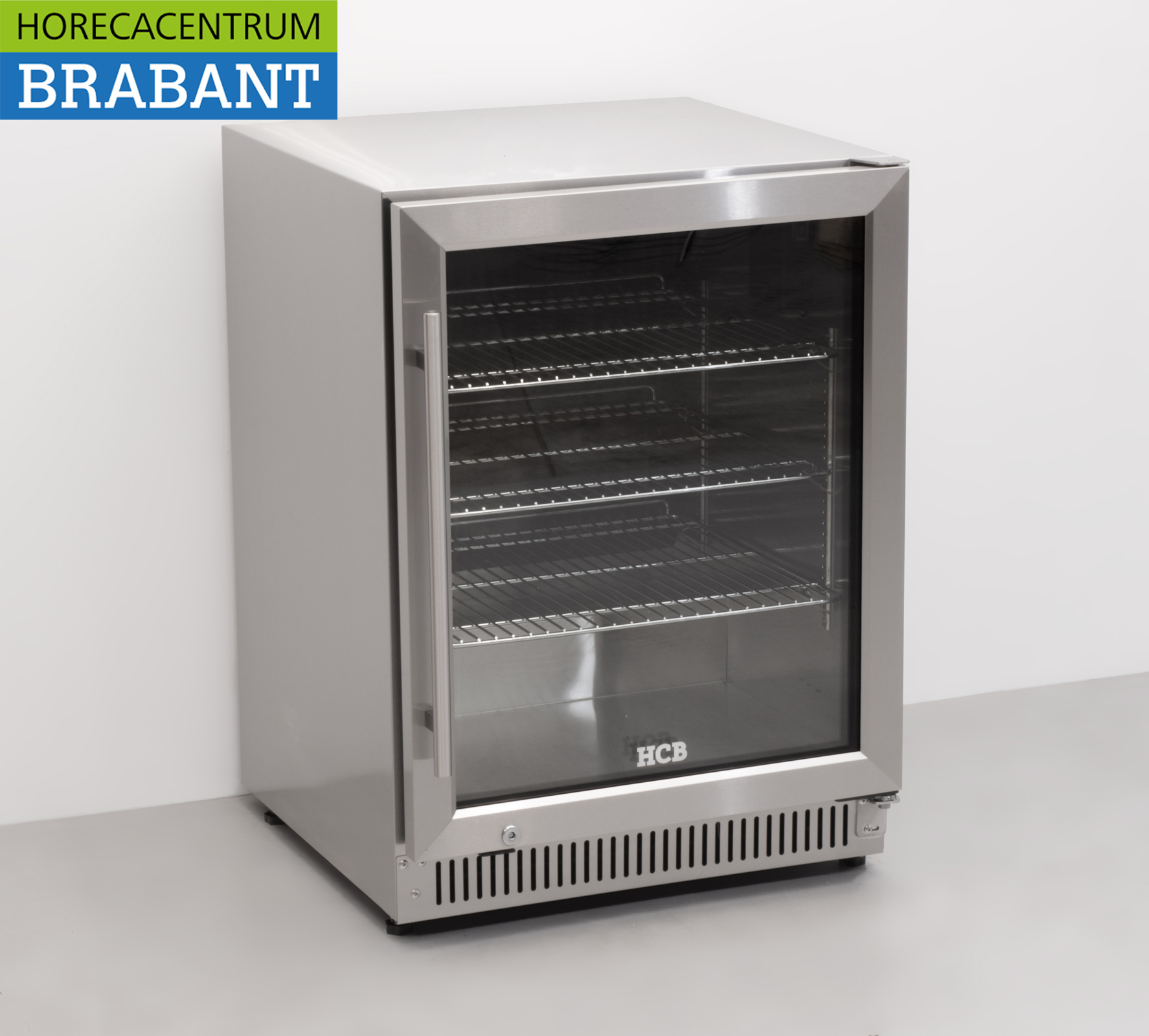 Edelstahl Outdoor Backbar Bar Cooler Glas Flügeltüren 150 Liter 59,5 cm 230V Horeca – Bild 3