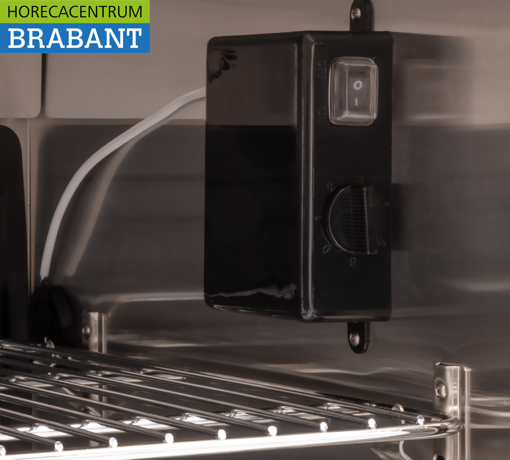 Edelstahl Outdoor Backbar Bar Cooler Glas Flügeltüren 150 Liter 59,5 cm 230V Horeca – Bild 6