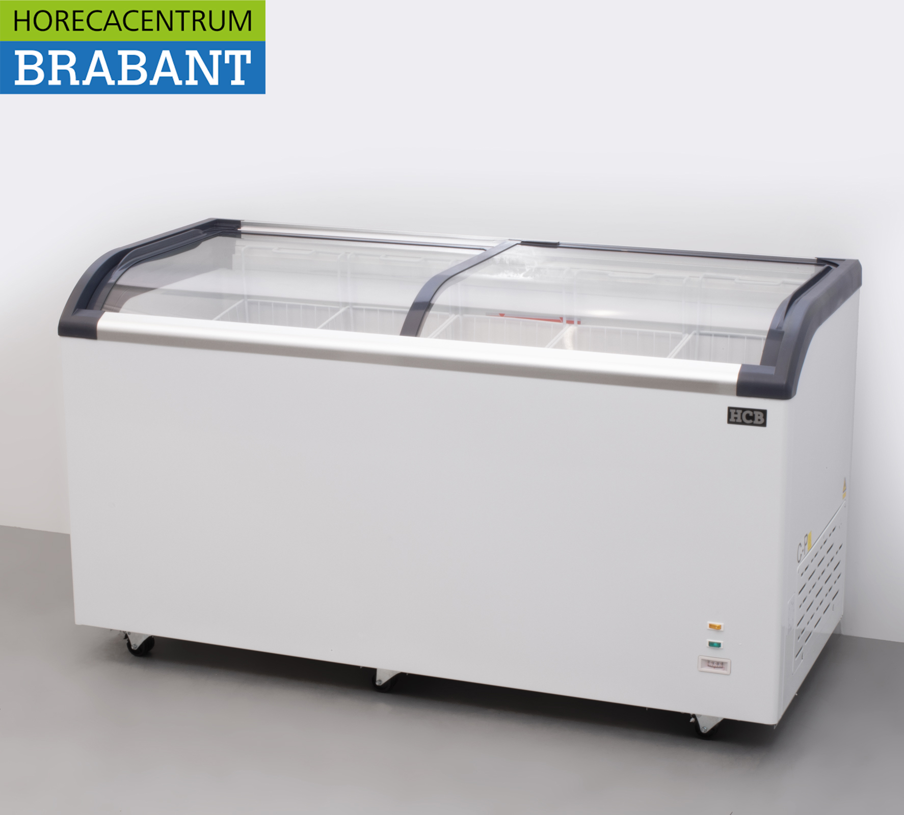 HCB Shop Gefrierschrank Gefrierschrank mit Glasschiebedeckel 455 Liter 230V Horeca – Bild 2