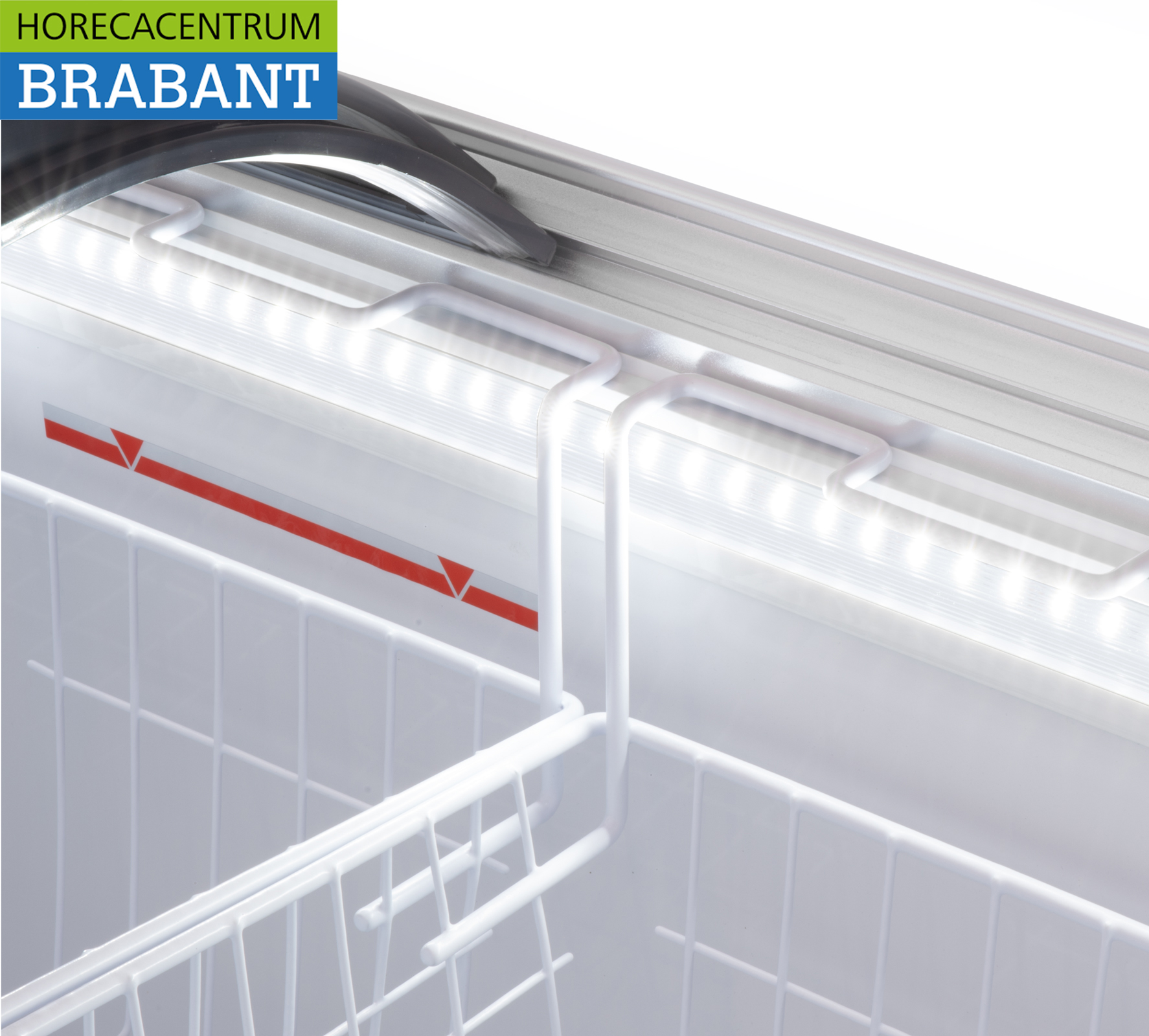 HCB Shop Gefrierschrank Gefrierschrank mit Glasschiebedeckel 455 Liter 230V Horeca – Bild 8