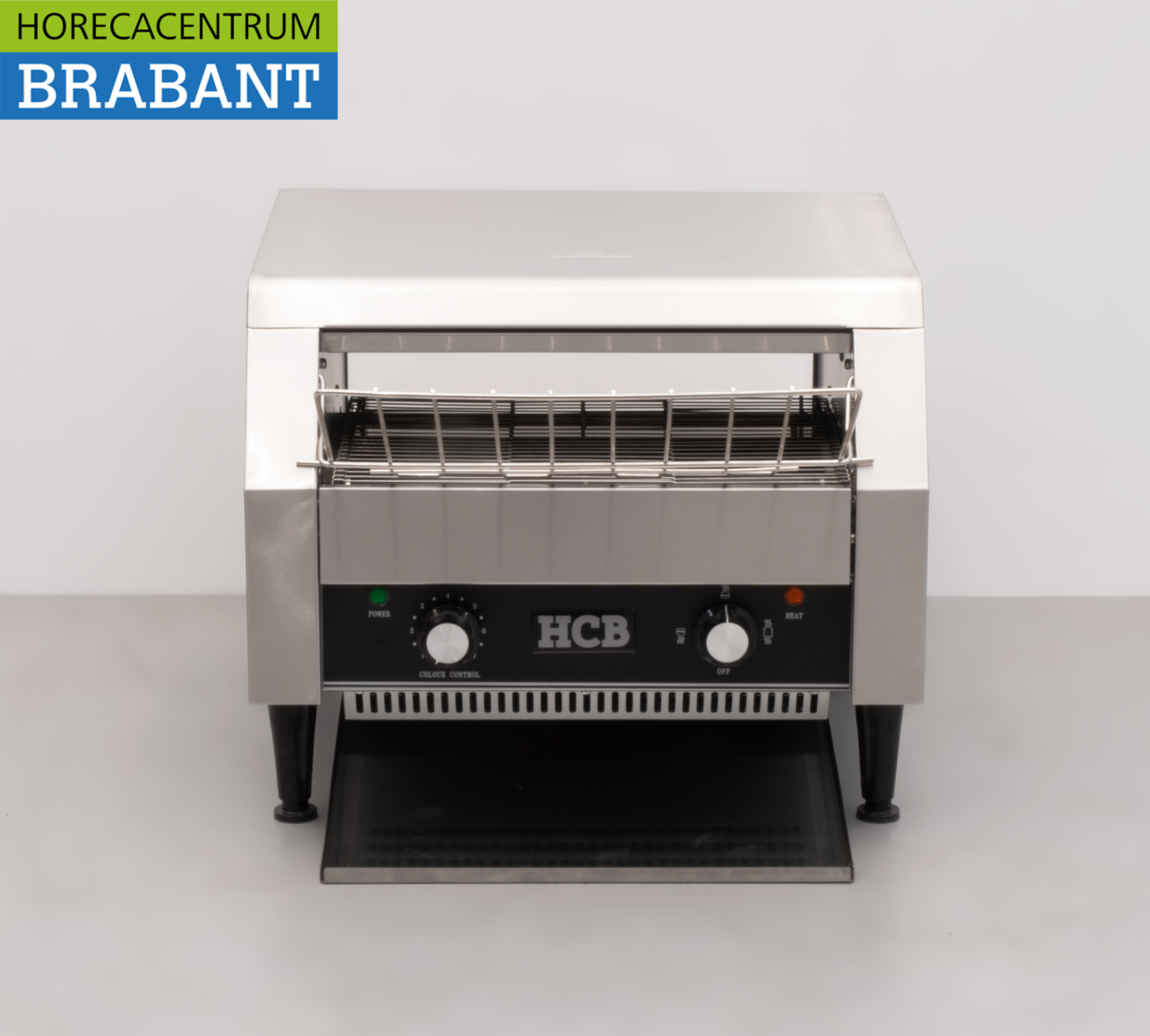Edelstahl Durchlauftoaster Brotröster Durchlaufofen 450 230V Horeca