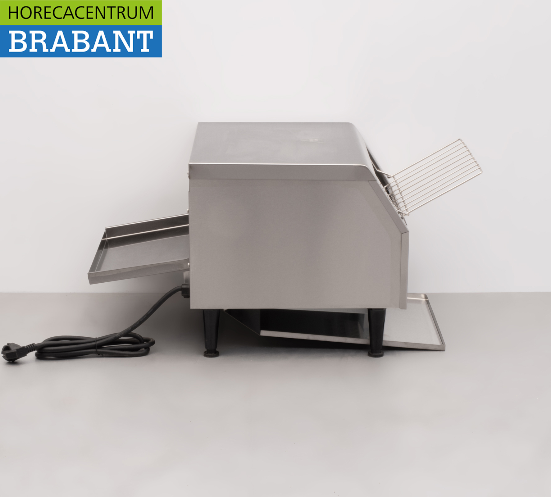 Edelstahl Durchlauftoaster Brotröster Durchlaufofen 450 230V Horeca – Bild 4