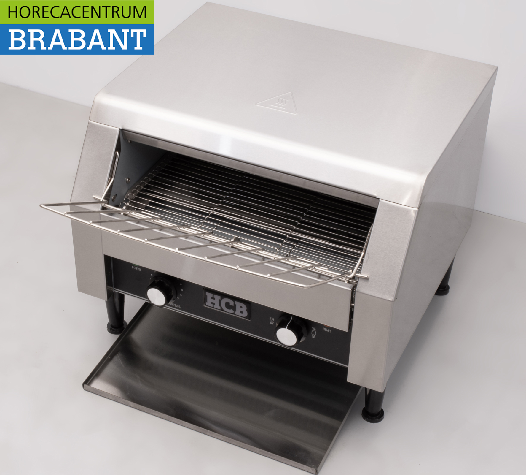 Edelstahl Durchlauftoaster Brotröster Durchlaufofen 450 230V Horeca – Bild 5