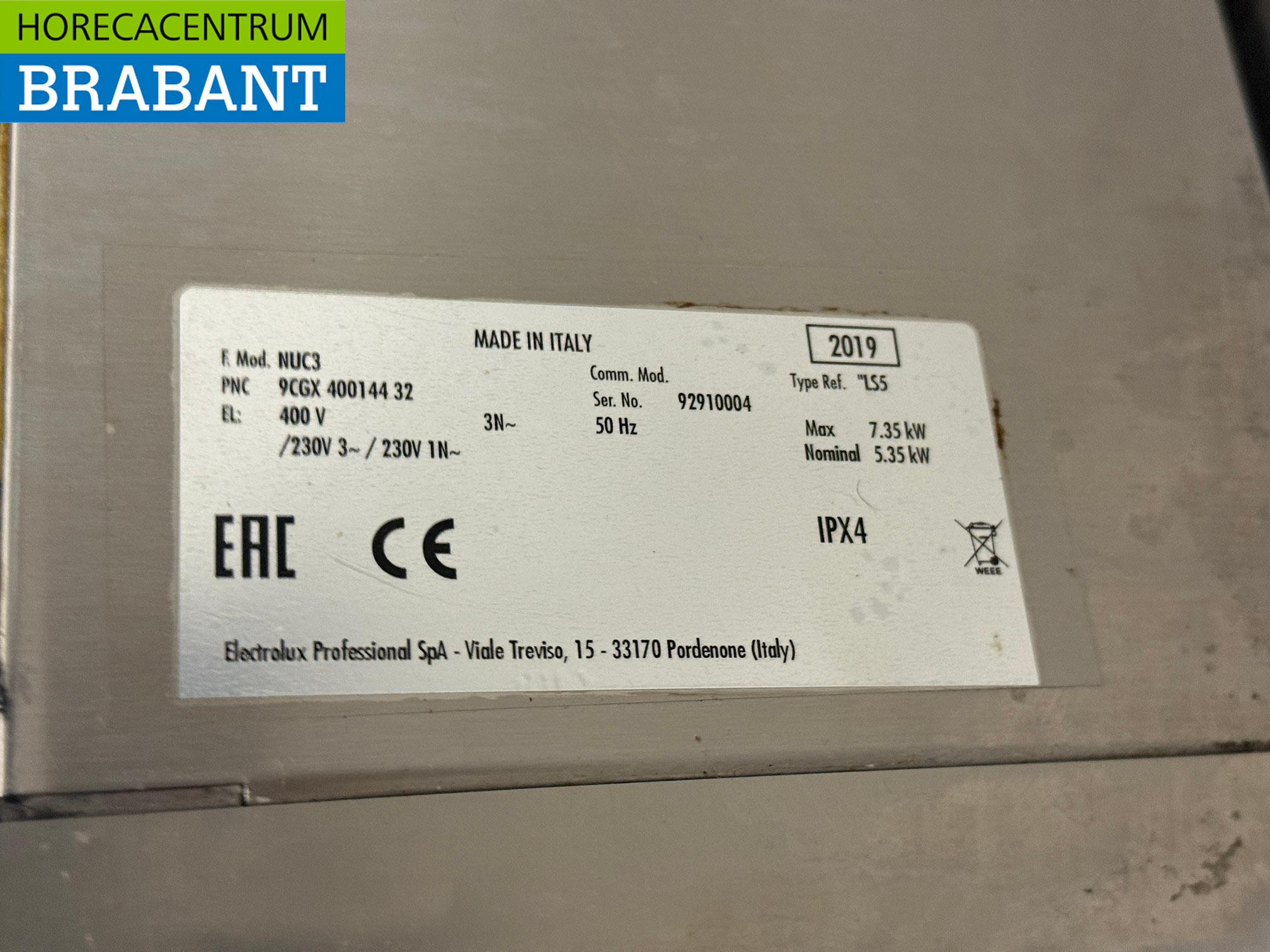 Zanussi NUC3 Geschirrspüler aus Edelstahl 230V Catering – Bild 6