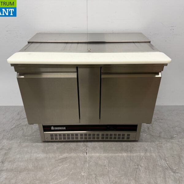 Edelstahl Inomak Saladette 2 Türen 108 cm 230V Horeca