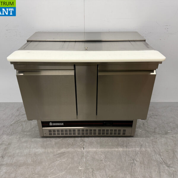 Edelstahl Inomak Saladette 2 Türen 108 cm 230V Horeca