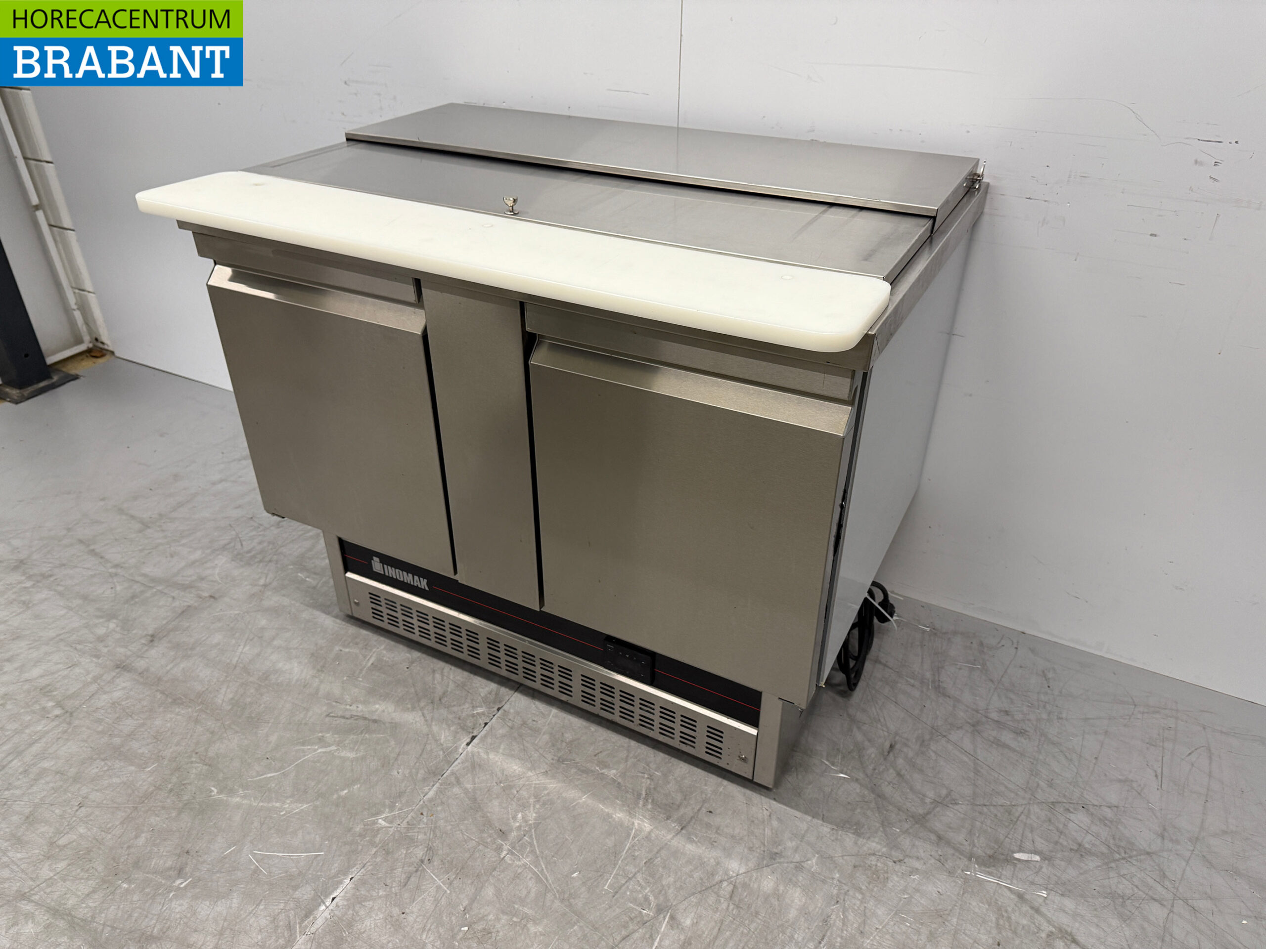 Edelstahl Inomak Saladette 2 Türen 108 cm 230V Horeca – Bild 2