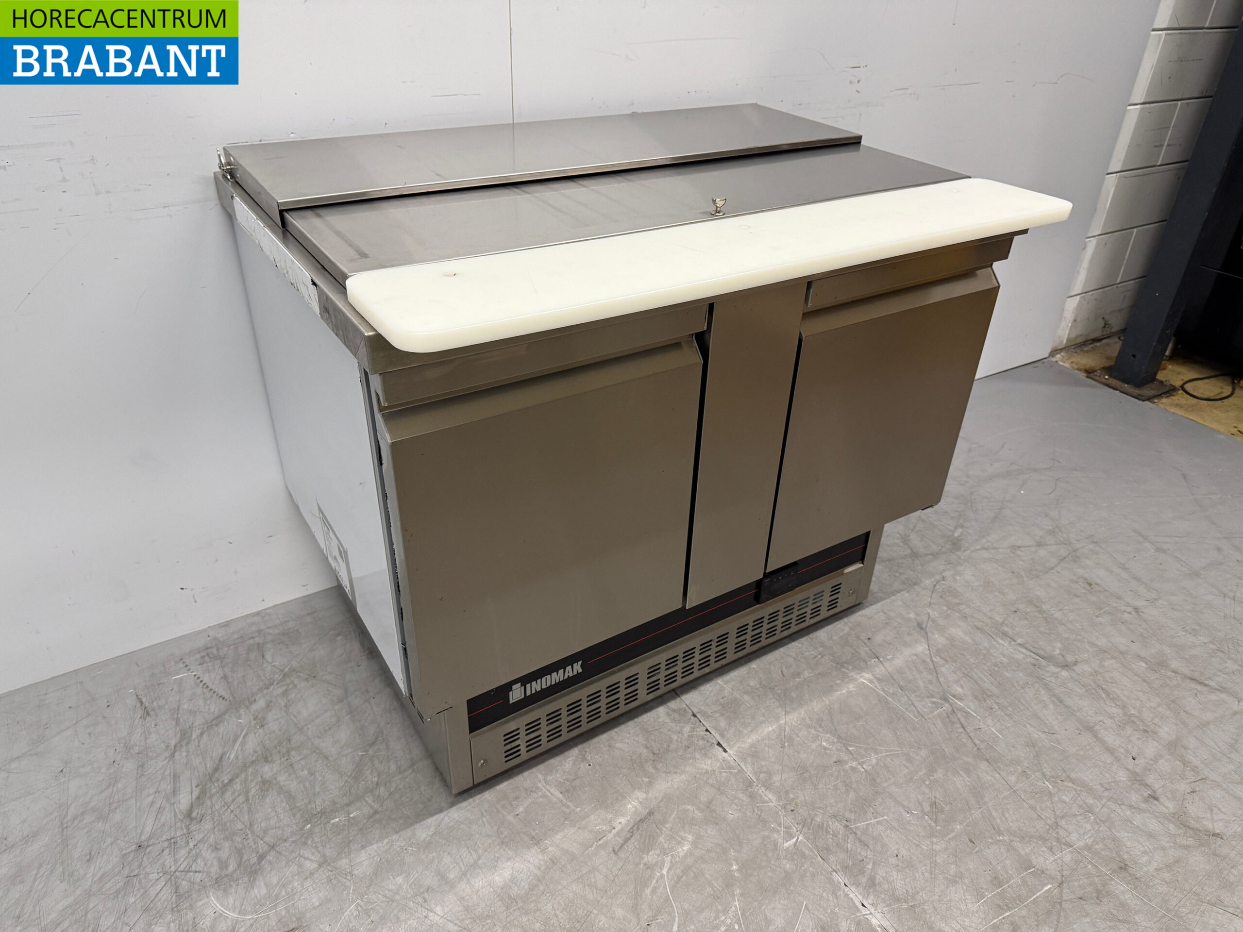 Edelstahl Inomak Saladette 2 Türen 108 cm 230V Horeca – Bild 3