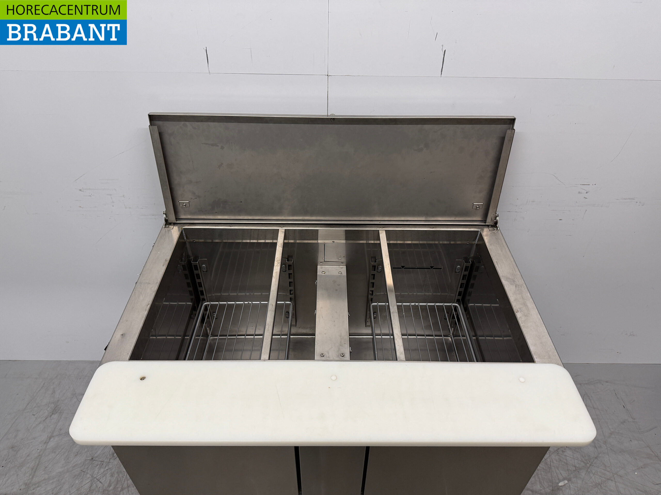 Edelstahl Inomak Saladette 2 Türen 108 cm 230V Horeca – Bild 4