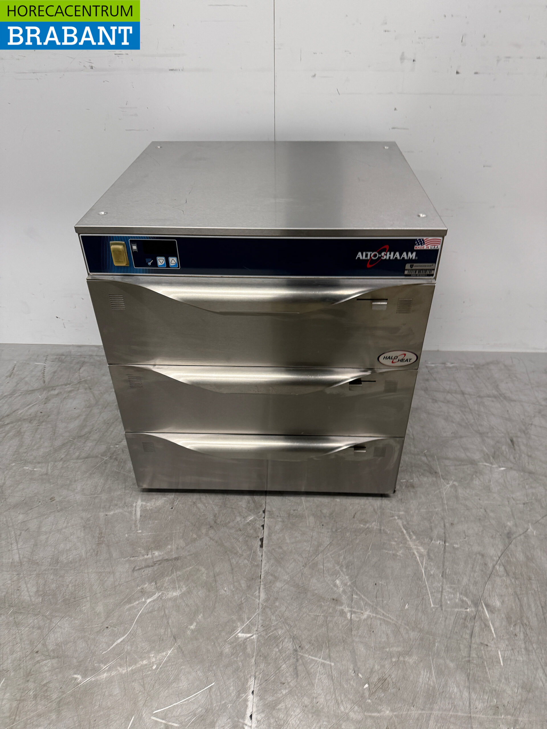Edelstahl Alto Shaam 500-3D 3 Doppel-Wärmeschubladen Wärmeschubladen 230V Horeca