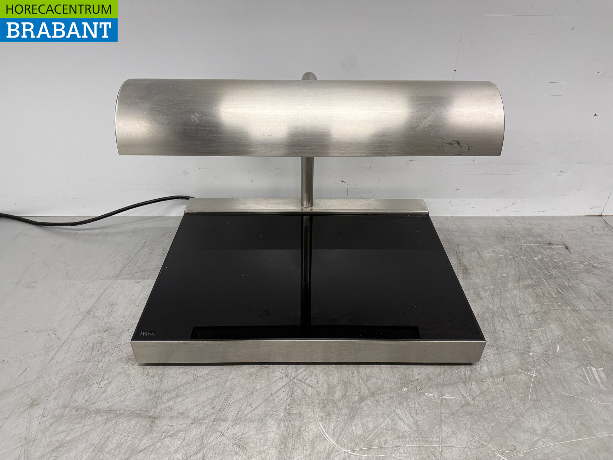 Edelstahl Culion Heizplatte Heizplatte mit Wärmelampe 60,5 cm 230V Horeca