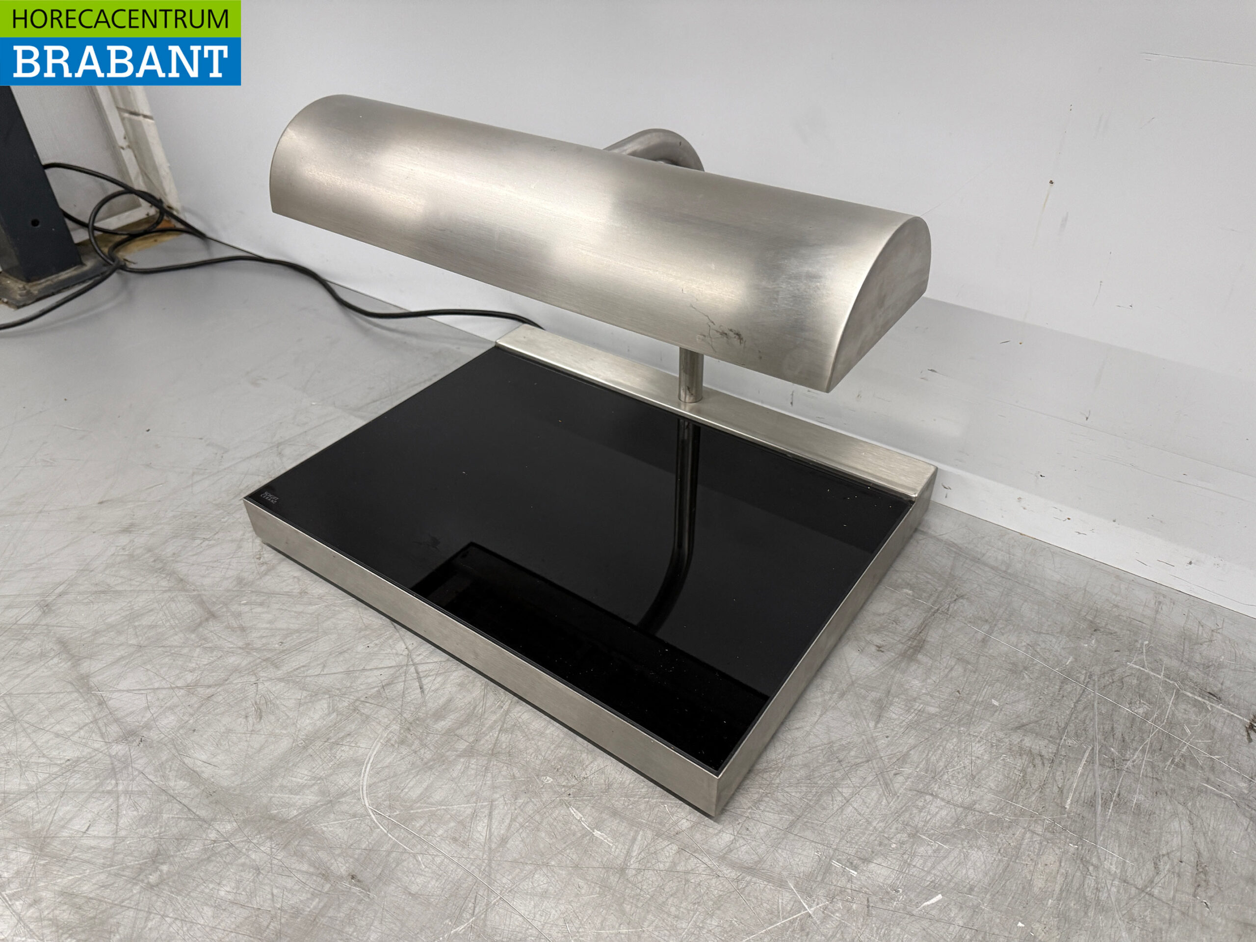 Edelstahl Culion Heizplatte Heizplatte mit Wärmelampe 60,5 cm 230V Horeca – Bild 2