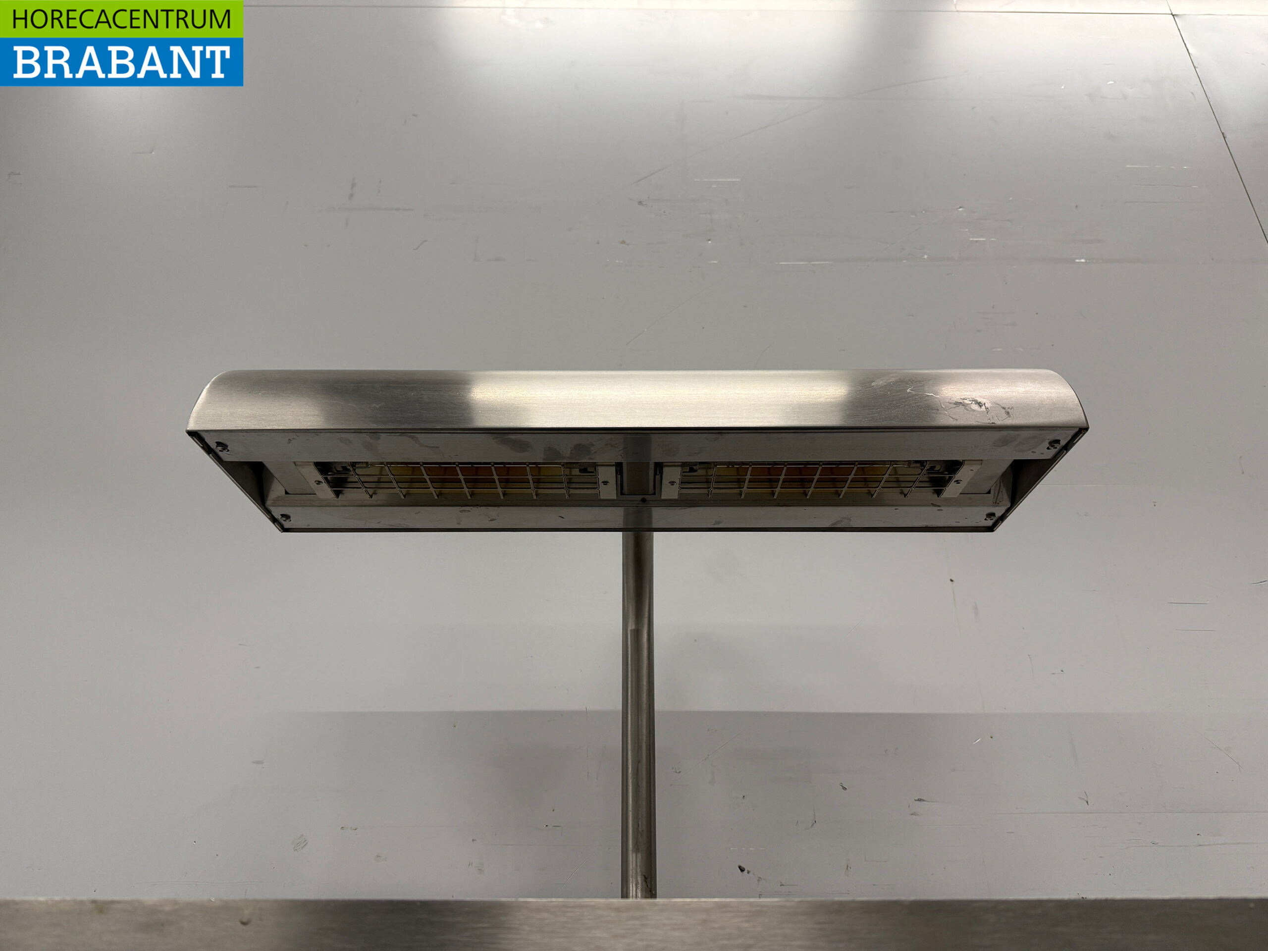 Edelstahl Culion Heizplatte Heizplatte mit Wärmelampe 60,5 cm 230V Horeca – Bild 4